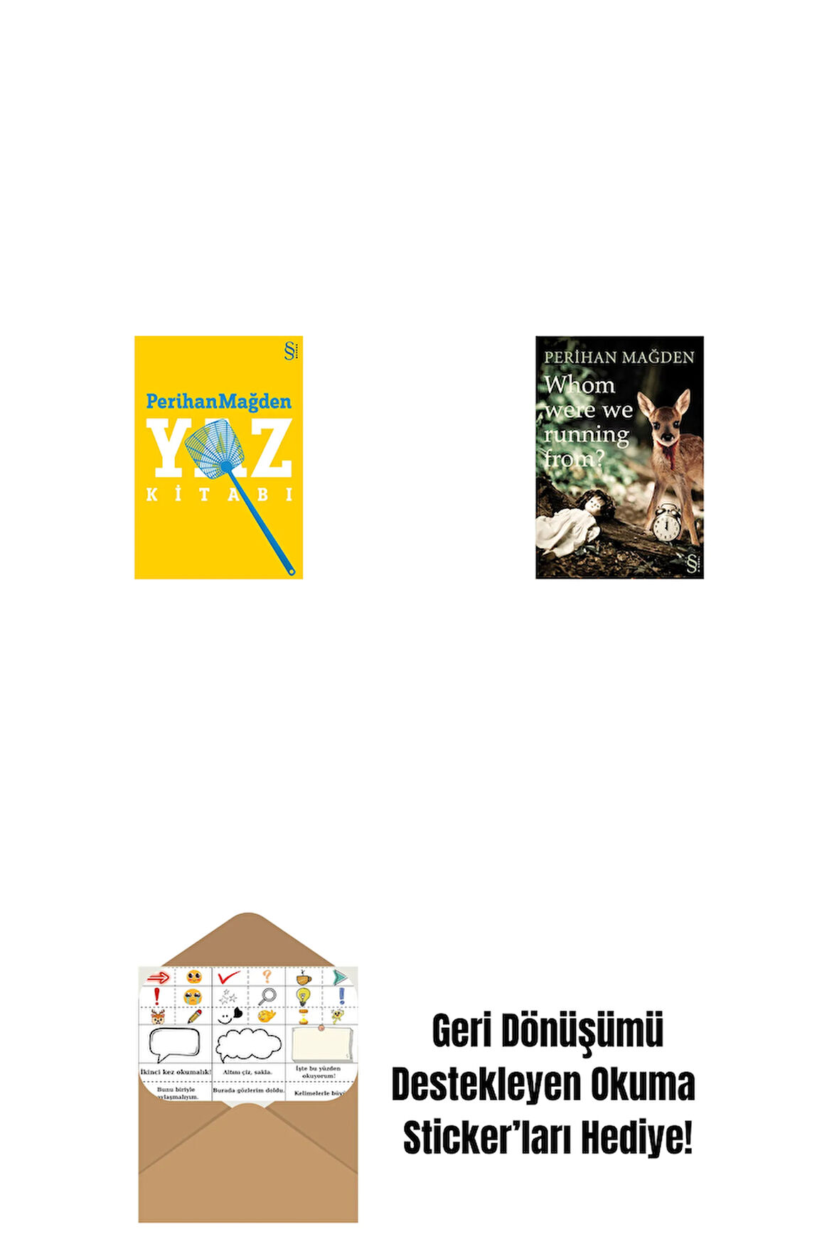 Yaz Kitabı + Whom Were We Running From? + Okuma Sticker'ları