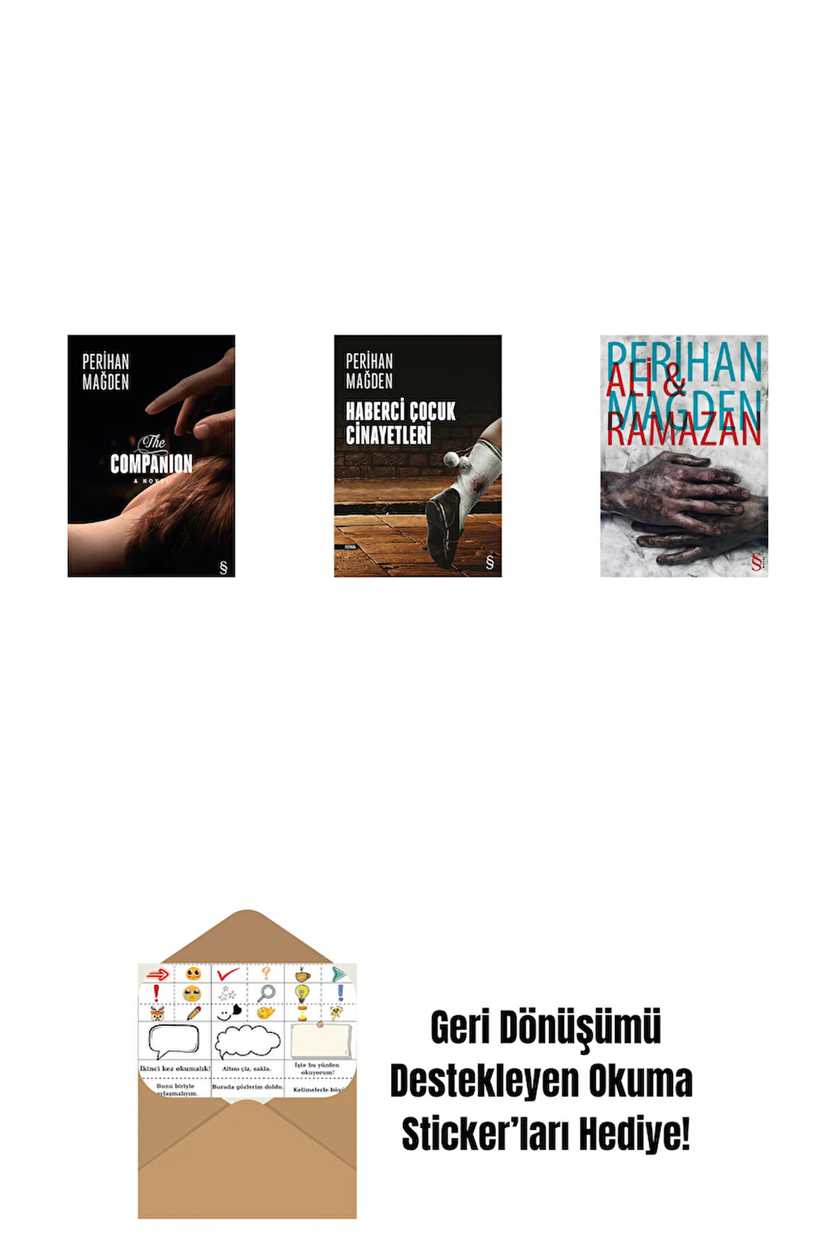 The Companion + Haberci Çocuk Cinayetleri + Ali and Ramazan + Okuma Sticker'ları