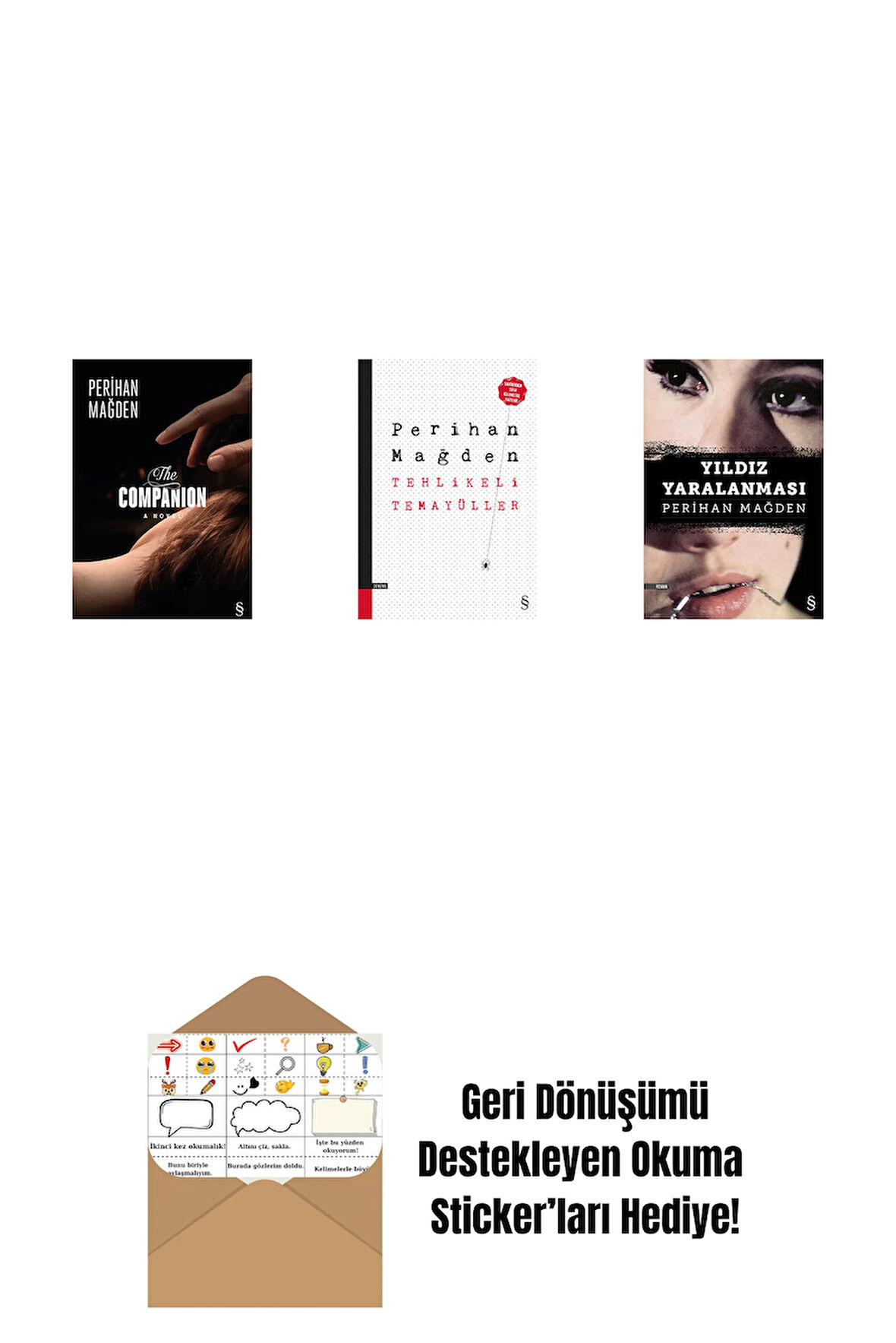 The Companion + Tehlikeli Temayüller + Yıldız Yaralanması + Okuma Sticker'ları