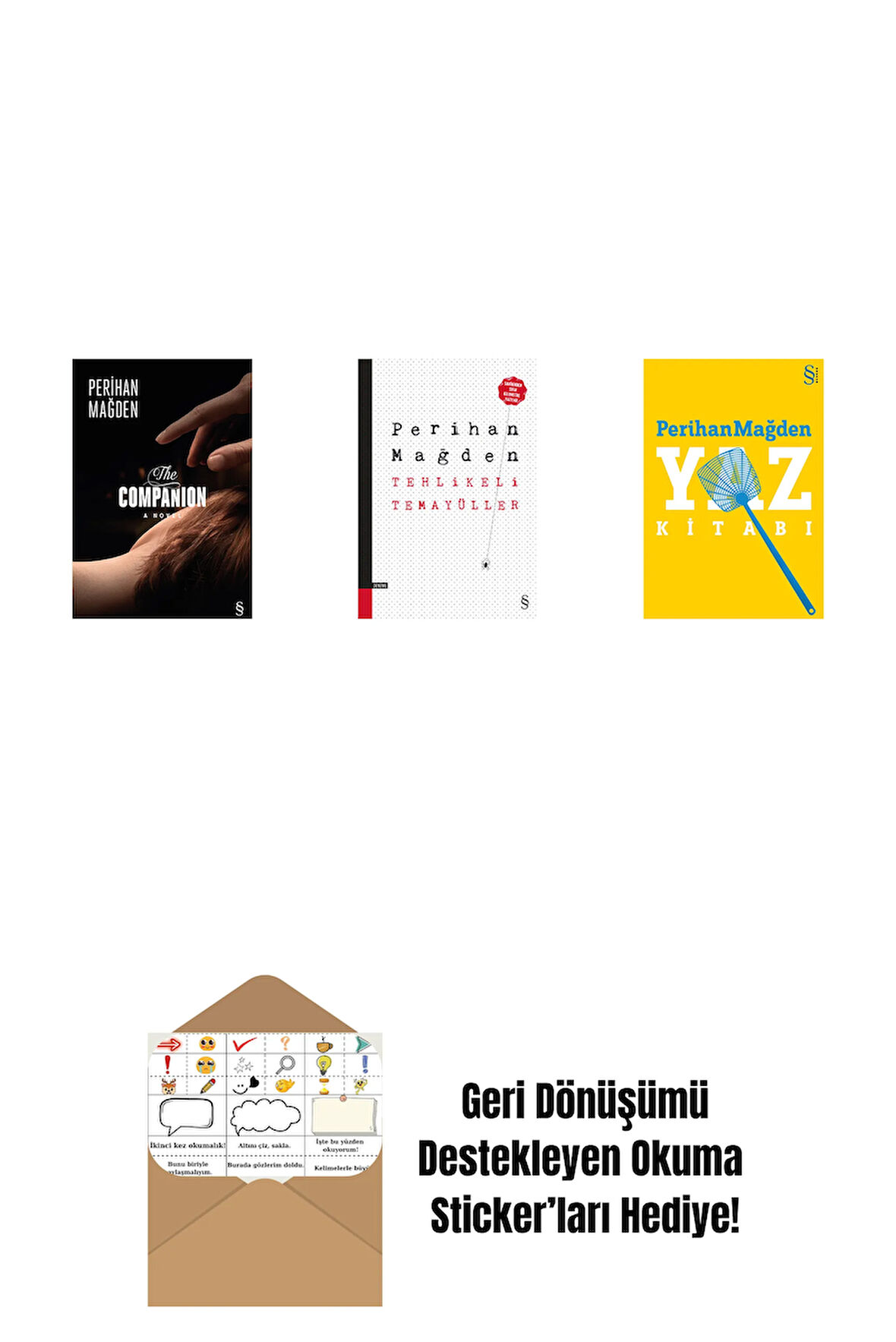The Companion + Tehlikeli Temayüller + Yaz Kitabı + Okuma Sticker'ları