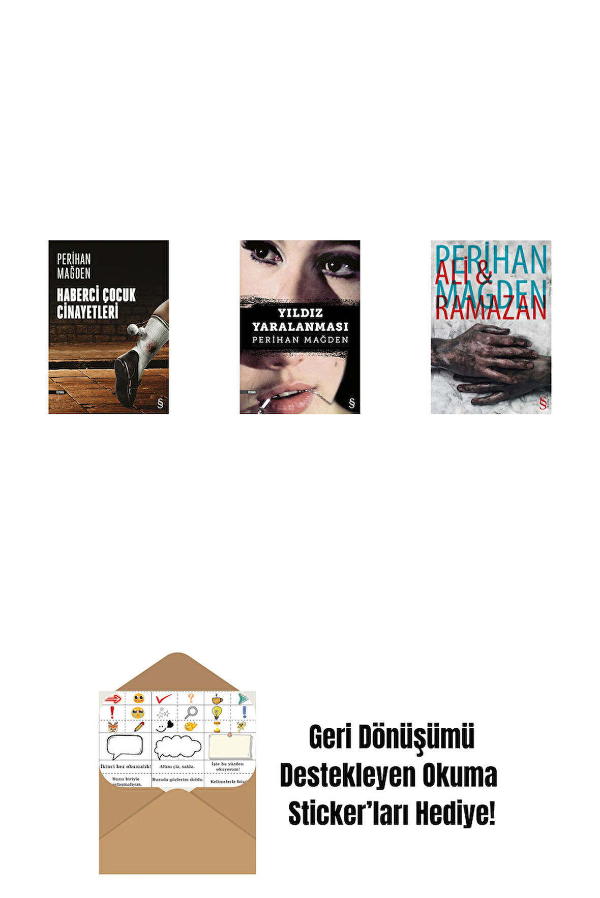 Haberci Çocuk Cinayetleri + Yıldız Yaralanması + Ali and Ramazan + Okuma Sticker'ları