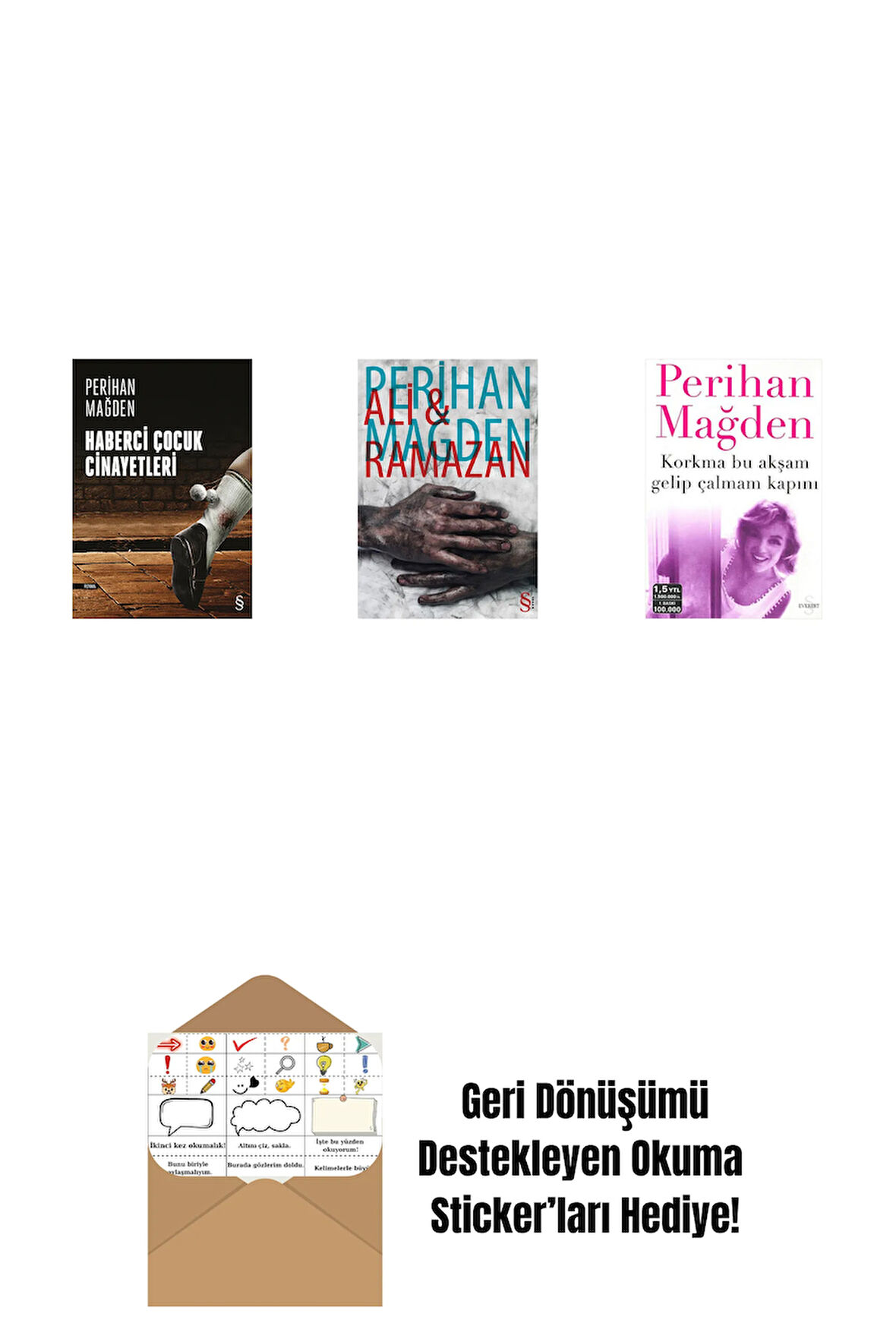 Haberci Çocuk Cinayetleri + Ali and Ramazan + Korkma Bu Akşam Gelip Çalmam Kapını + Okuma Sticker'ları