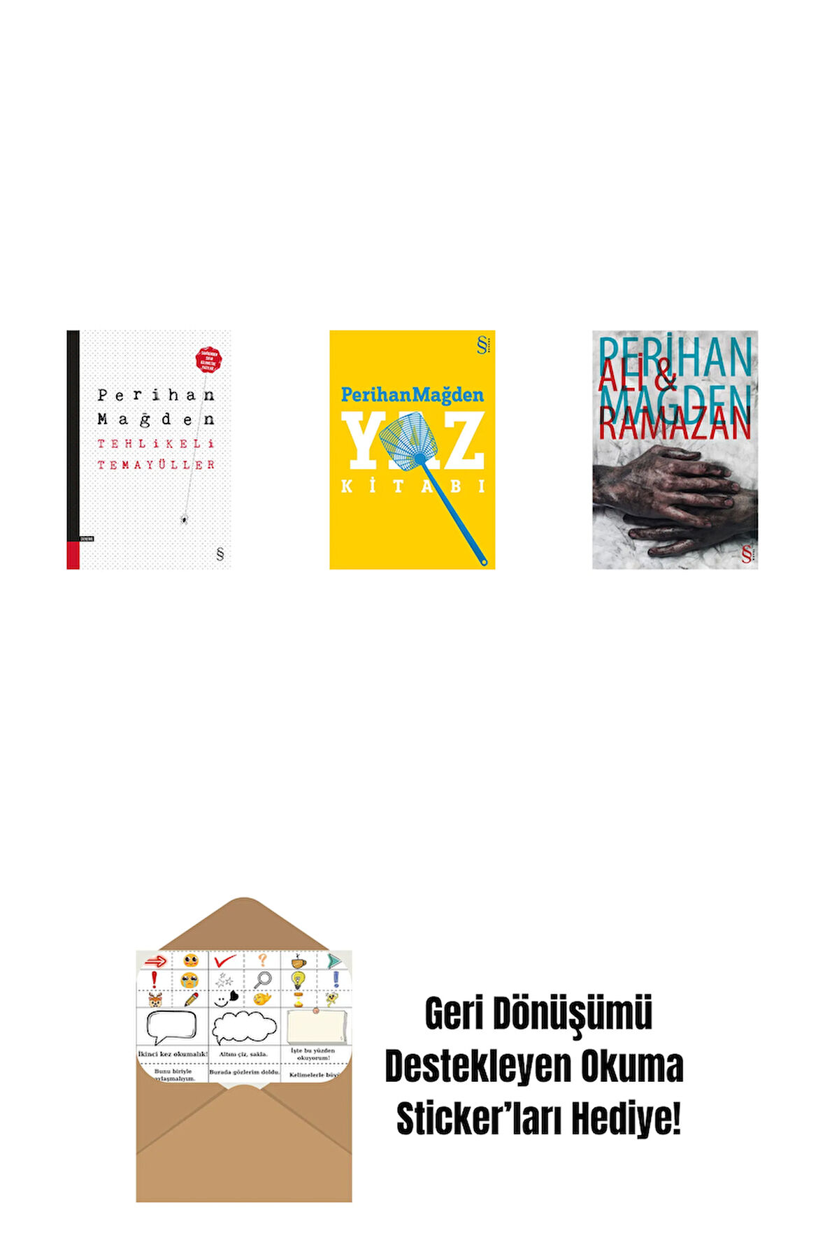 Tehlikeli Temayüller + Yaz Kitabı + Ali and Ramazan + Okuma Sticker'ları