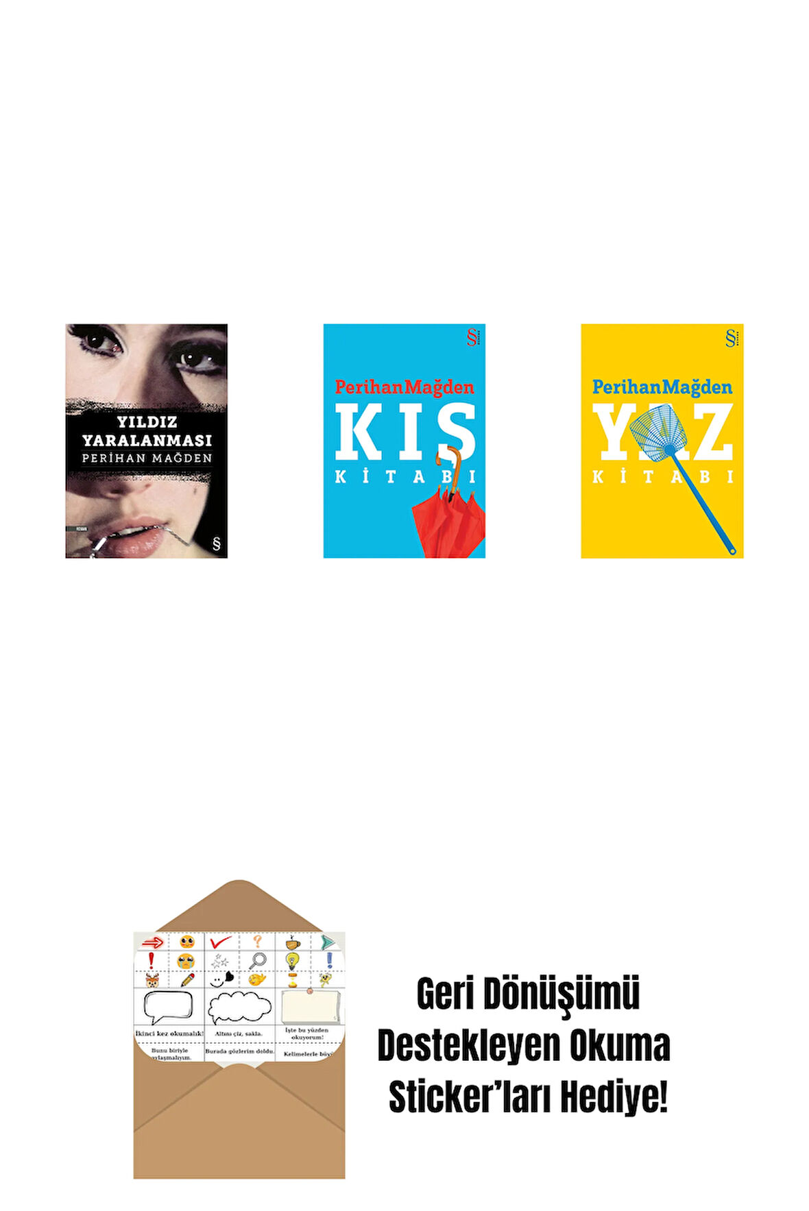 Yıldız Yaralanması + Kış Kitabı + Yaz Kitabı + Okuma Sticker'ları