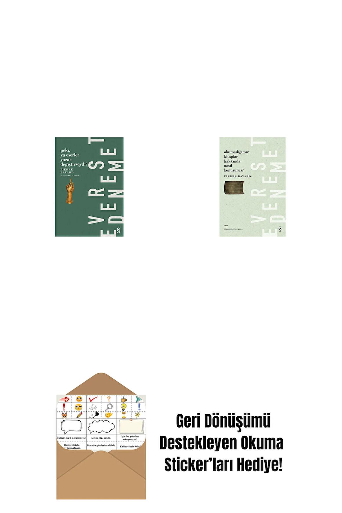 Peki, Ya Eserler Yazar Değiştirseydi? + Okumadığımız Kitaplar Hakkında Nasıl Konuşuruz? + Okuma Sticker'ları