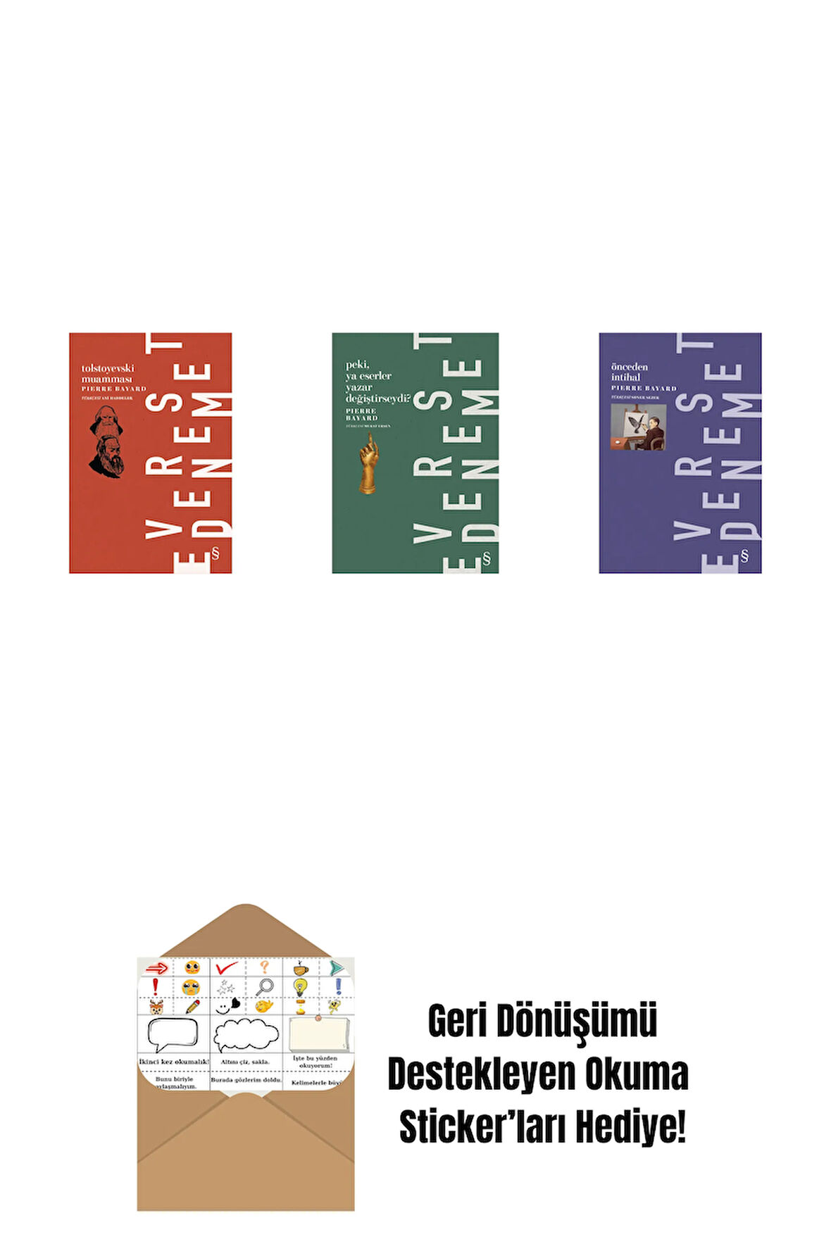 Önceden İntihal + Okumadığımız Kitaplar Hakkında Nasıl Konuşuruz? + Okuma Sticker'ları