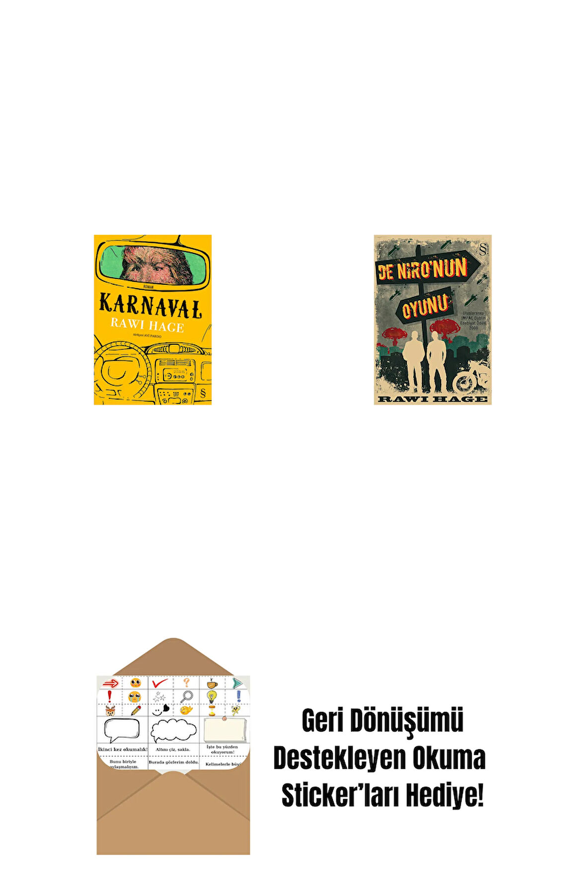 Karnaval + De Niro'nun Oyunu + Okuma Sticker'ları