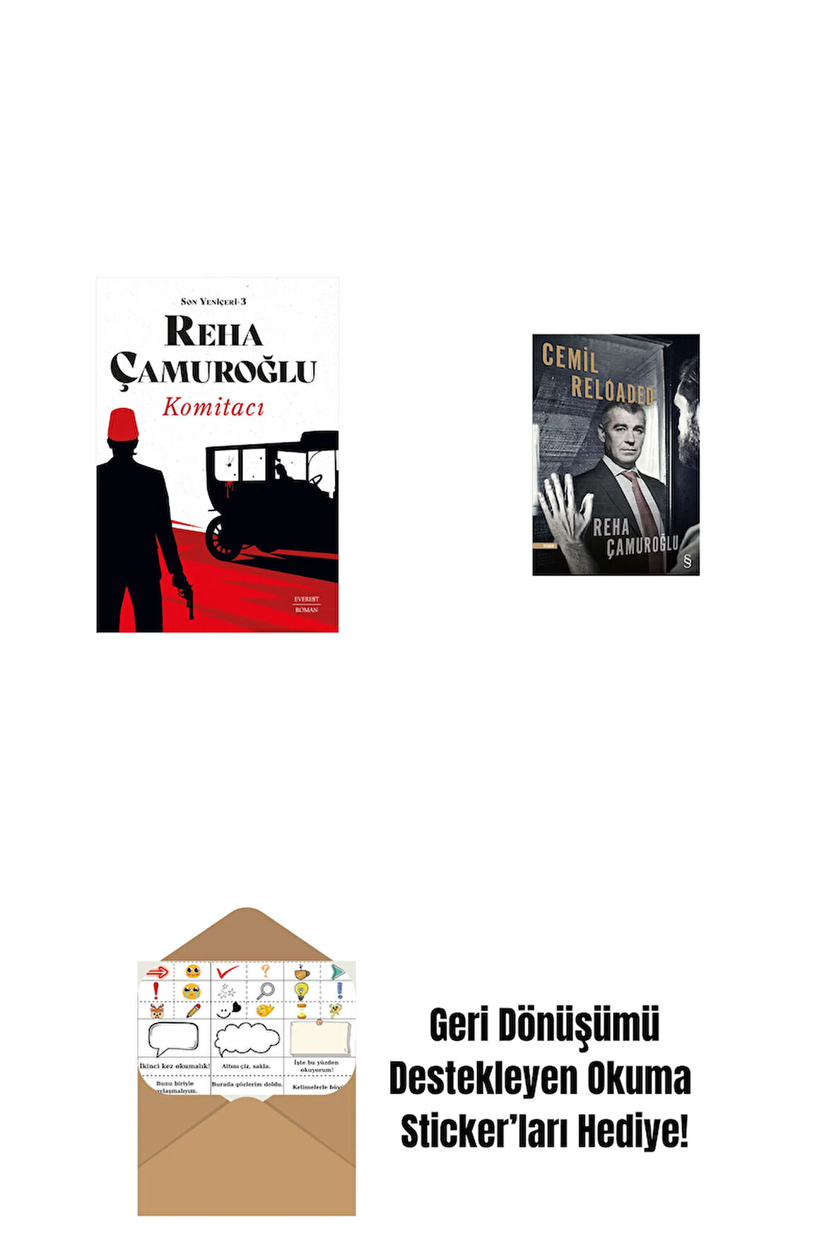 Komitacı + Cemil Reloaded + Okuma Sticker'ları