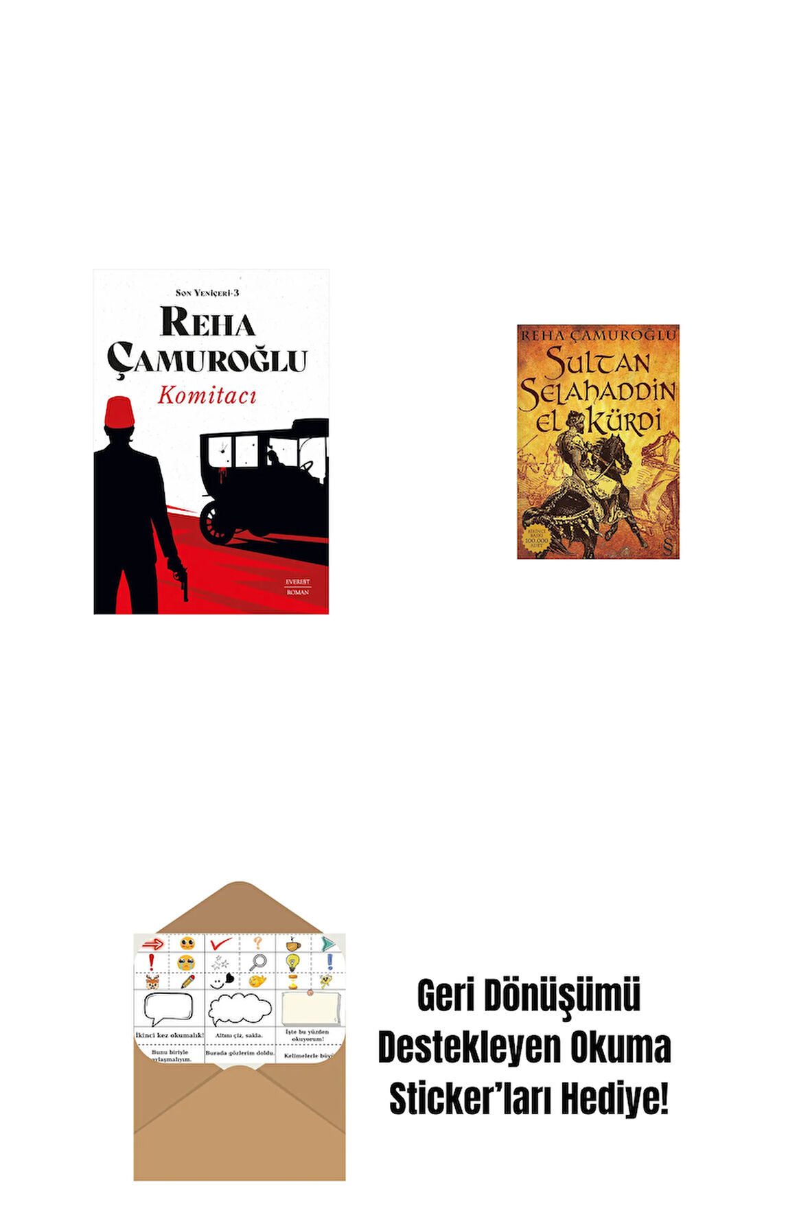 Komitacı + Sultan Selahaddin El Kürdi + Okuma Sticker'ları