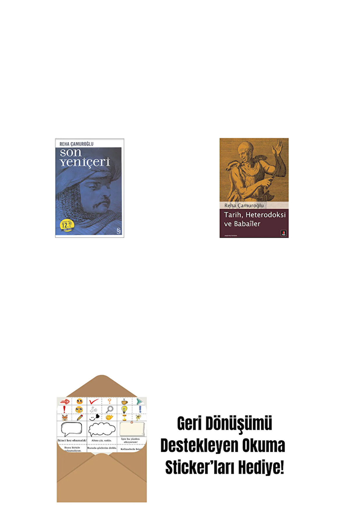 Son Yeniçeri (Midi Boy) + Tarih, Heterodoksi ve Babailer + Okuma Sticker'ları
