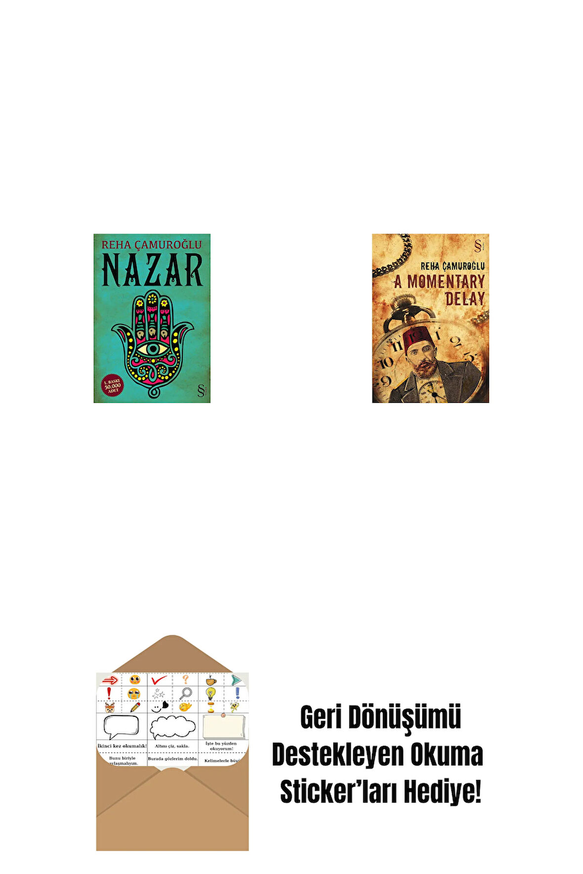 Nazar + A Momentary Delay + Okuma Sticker'ları
