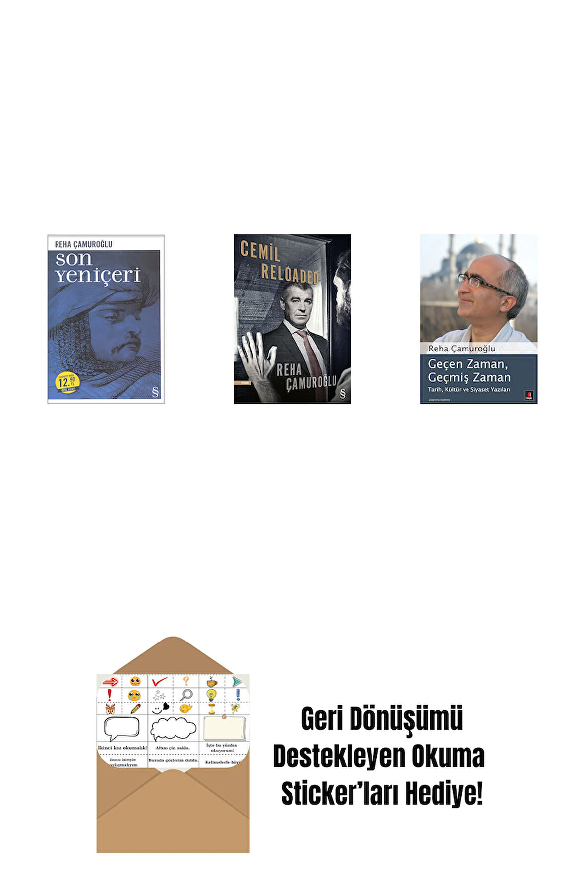 Son Yeniçeri (Midi Boy) + Cemil Reloaded + Geçen Zaman, Geçmiş Zaman + Okuma Sticker'ları