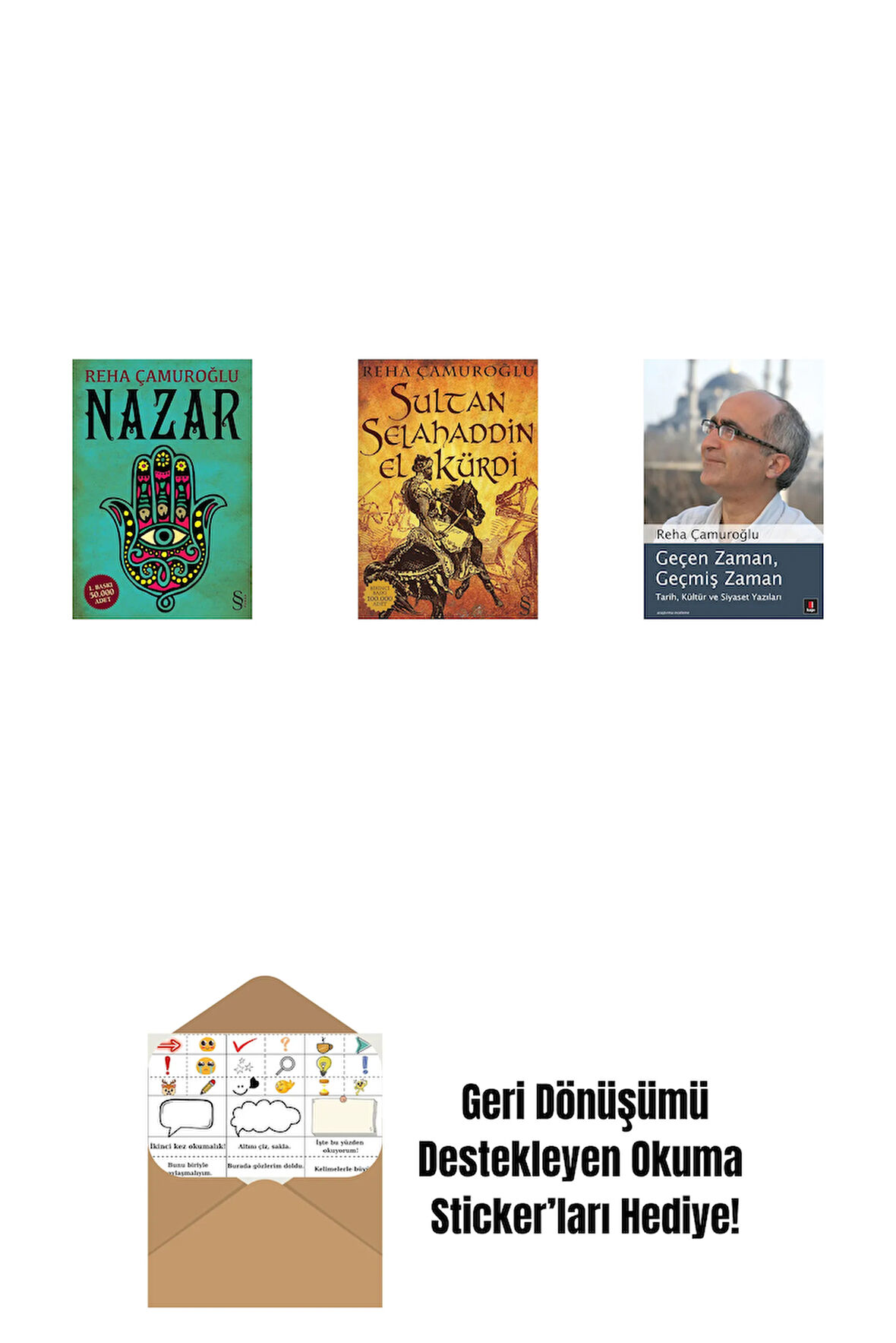 Nazar + Sultan Selahaddin El Kürdi + Geçen Zaman, Geçmiş Zaman + Okuma Sticker'ları