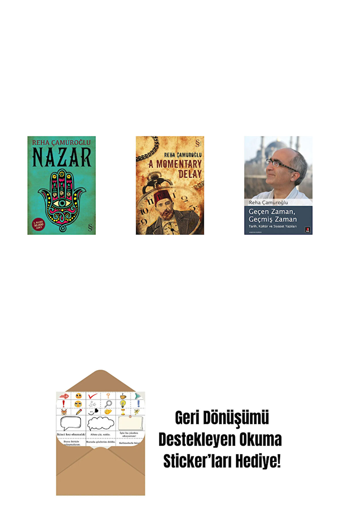Nazar + A Momentary Delay + Geçen Zaman, Geçmiş Zaman + Okuma Sticker'ları