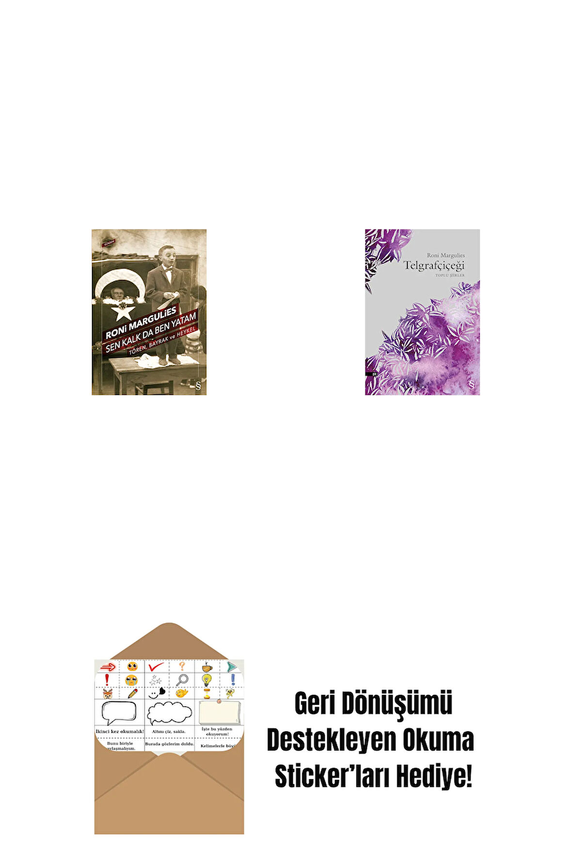 Sen Kalk da Ben Yatam + Telgrafçiçeği + Okuma Sticker'ları