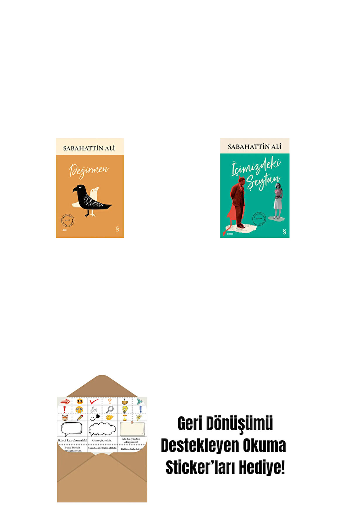 Değirmen + İçimizdeki Şeytan + Okuma Sticker'ları