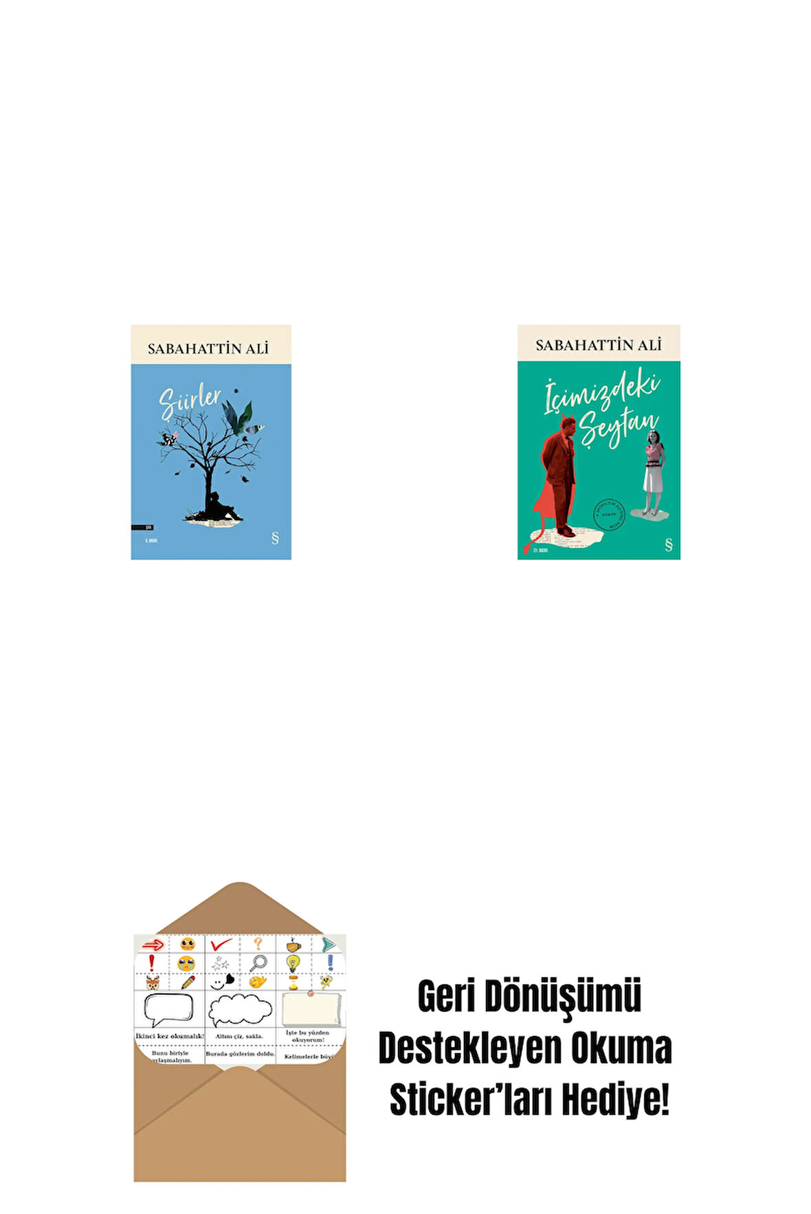 Şiirler + İçimizdeki Şeytan + Okuma Sticker'ları