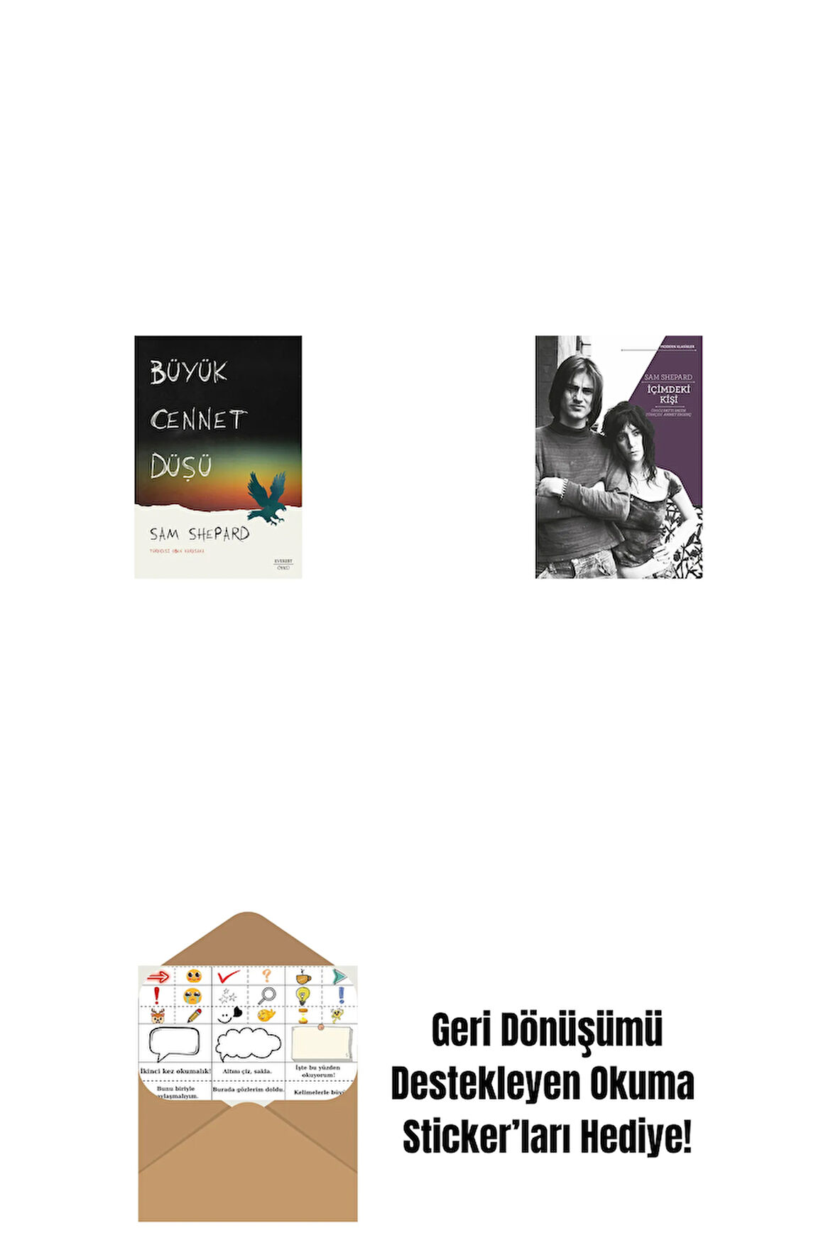 Büyük Cennet Düşü + İçimdeki Kişi + Okuma Sticker'ları