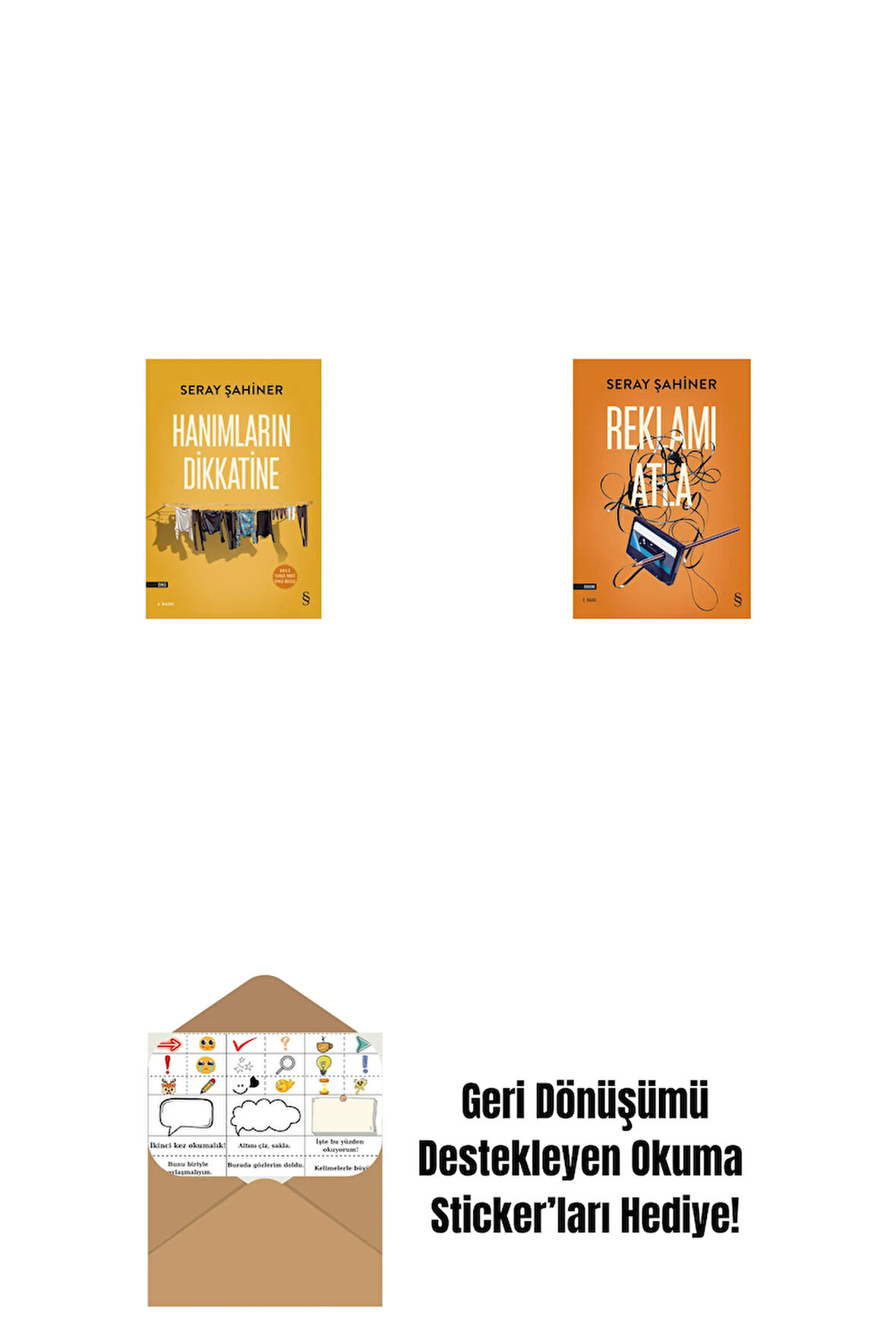 Hanımların Dikkatine + Reklamı Atla + Okuma Sticker'ları