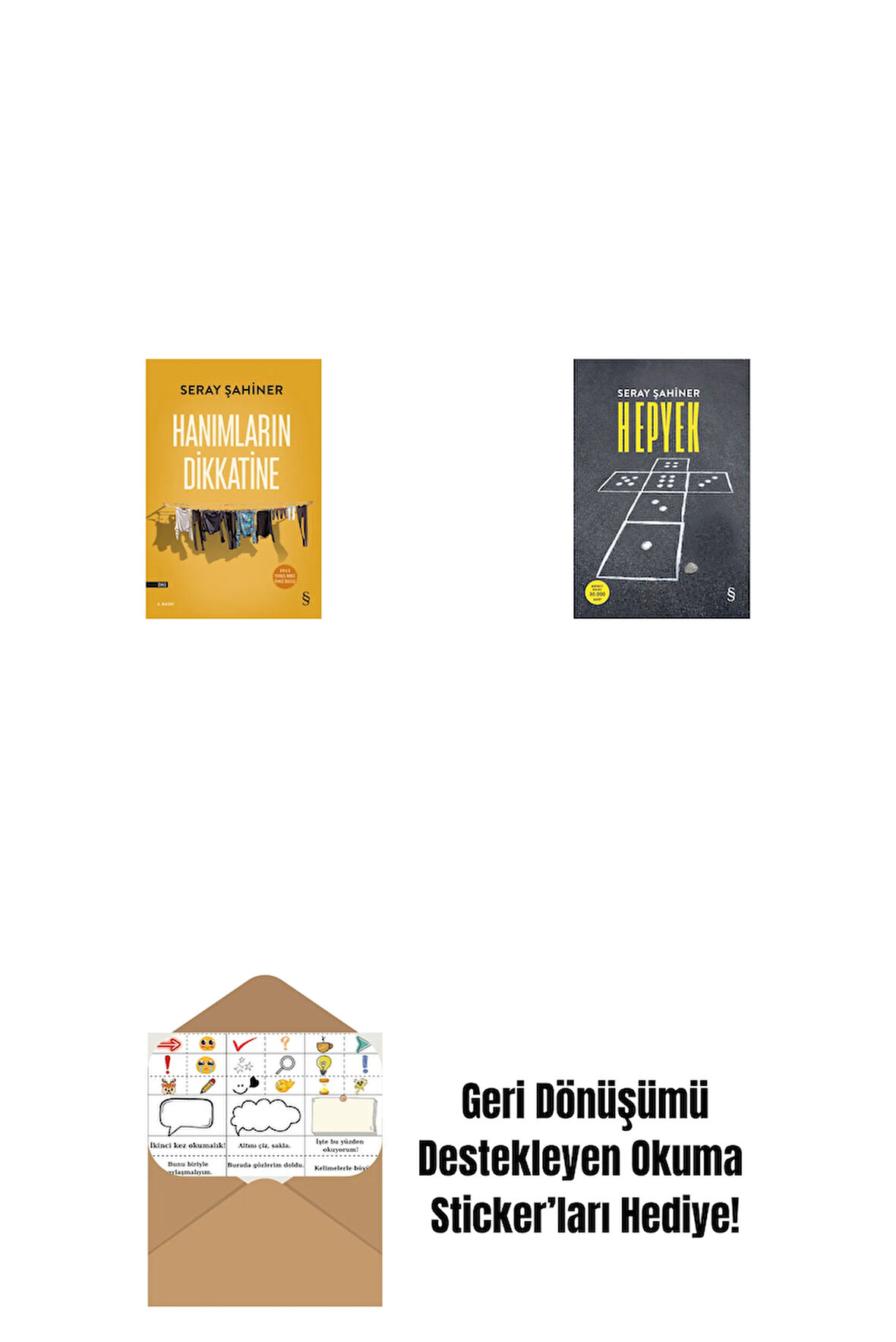 Hanımların Dikkatine + Hepyek + Okuma Sticker'ları