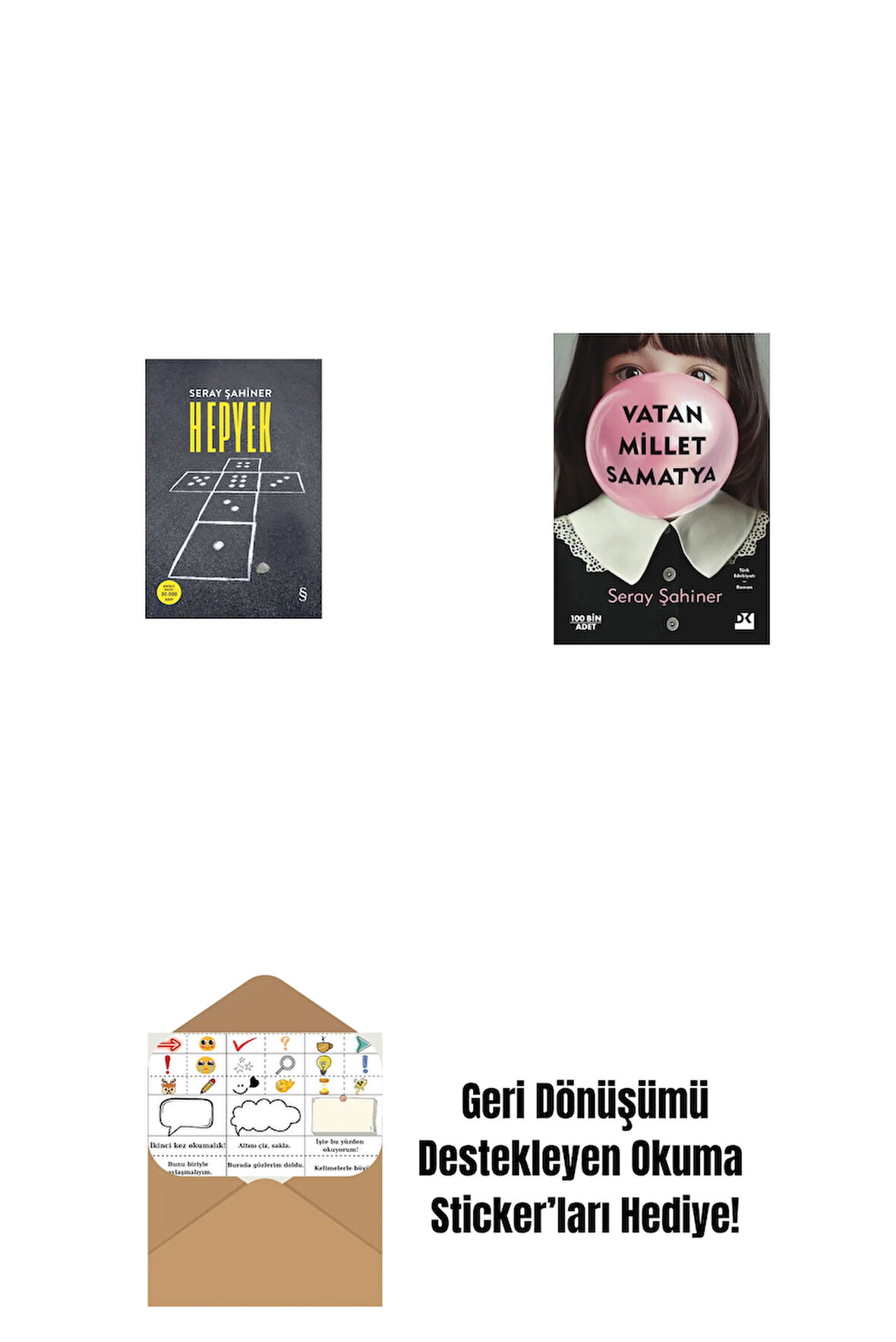 Hepyek + Vatan Millet Samatya + Okuma Sticker'ları