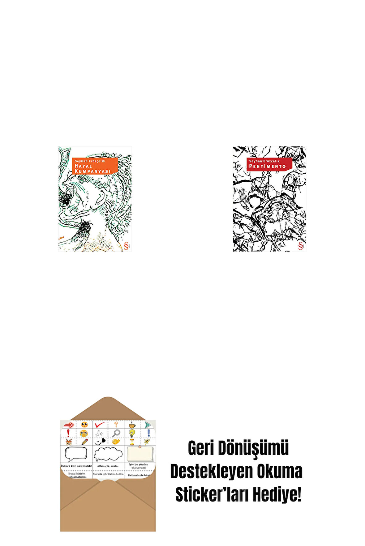 Hayal Kumpanyası + Pentimento + Okuma Sticker'ları