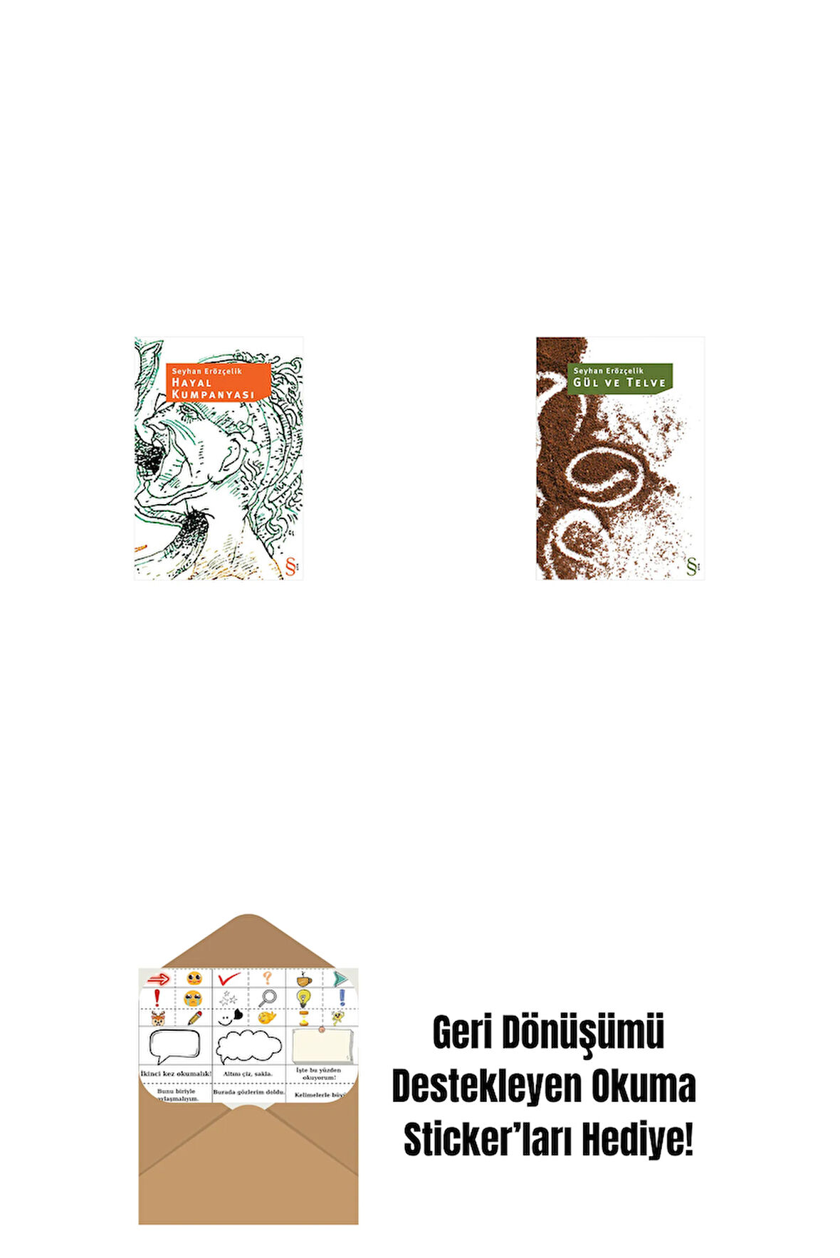 Hayal Kumpanyası + Gül ve Telve + Okuma Sticker'ları