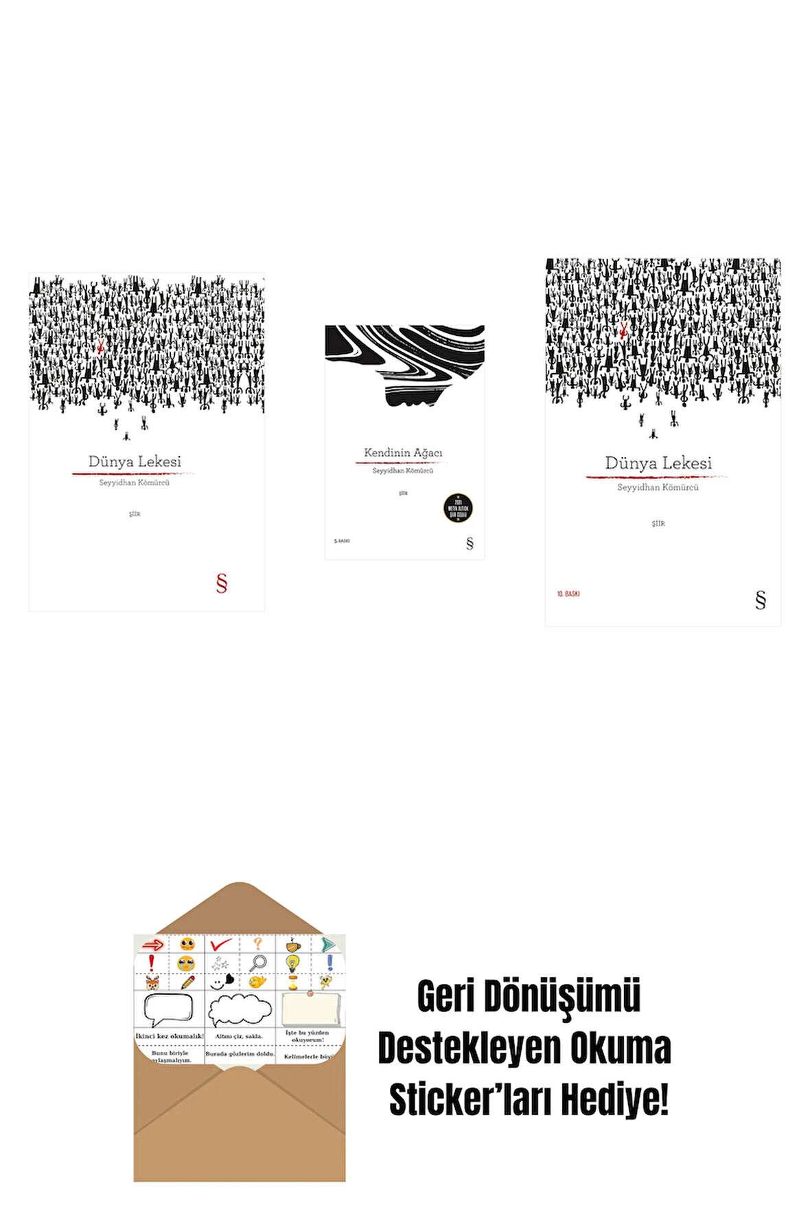 Dünya Lekesi (Ciltli) + Kendinin  Ağacı + Dünya Lekesi + Okuma Sticker'ları