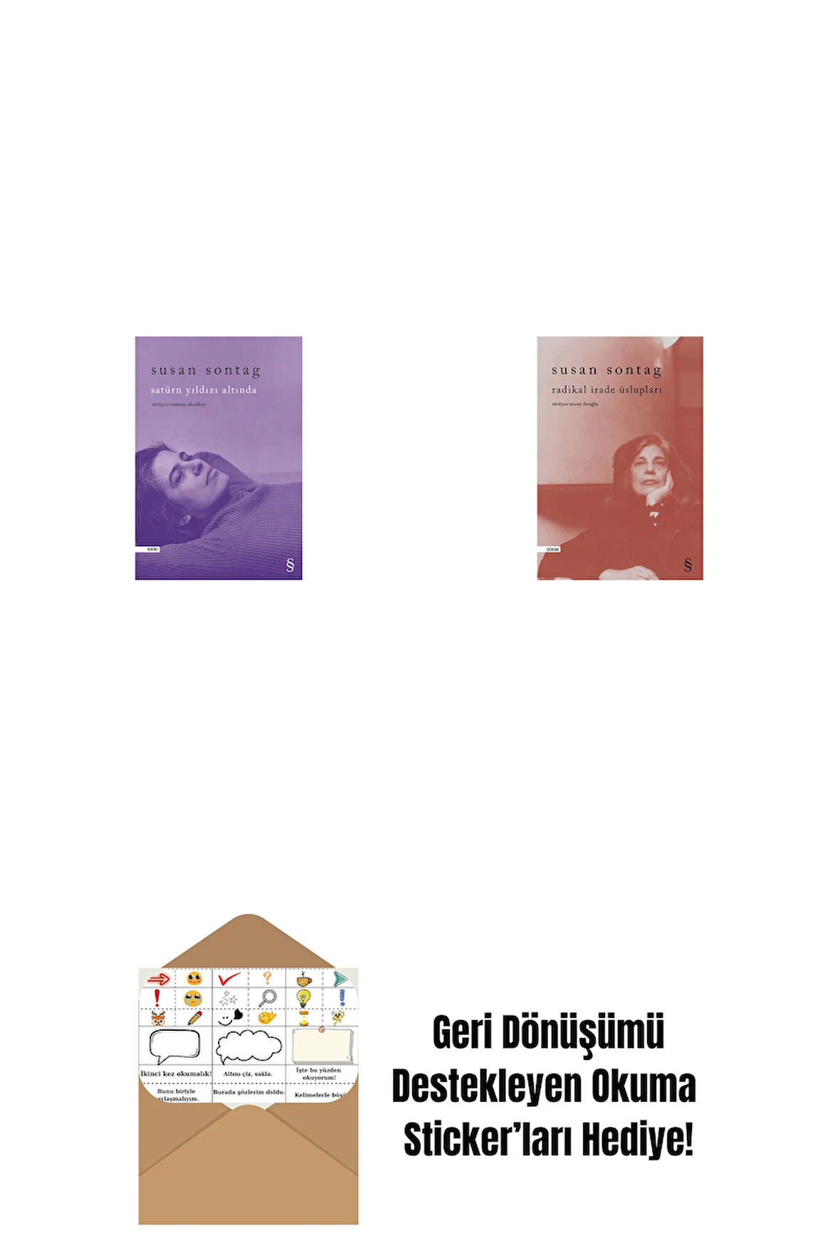 Satürn Yıldızı Altında + Radikal İrade Üslupları + Okuma Sticker'ları