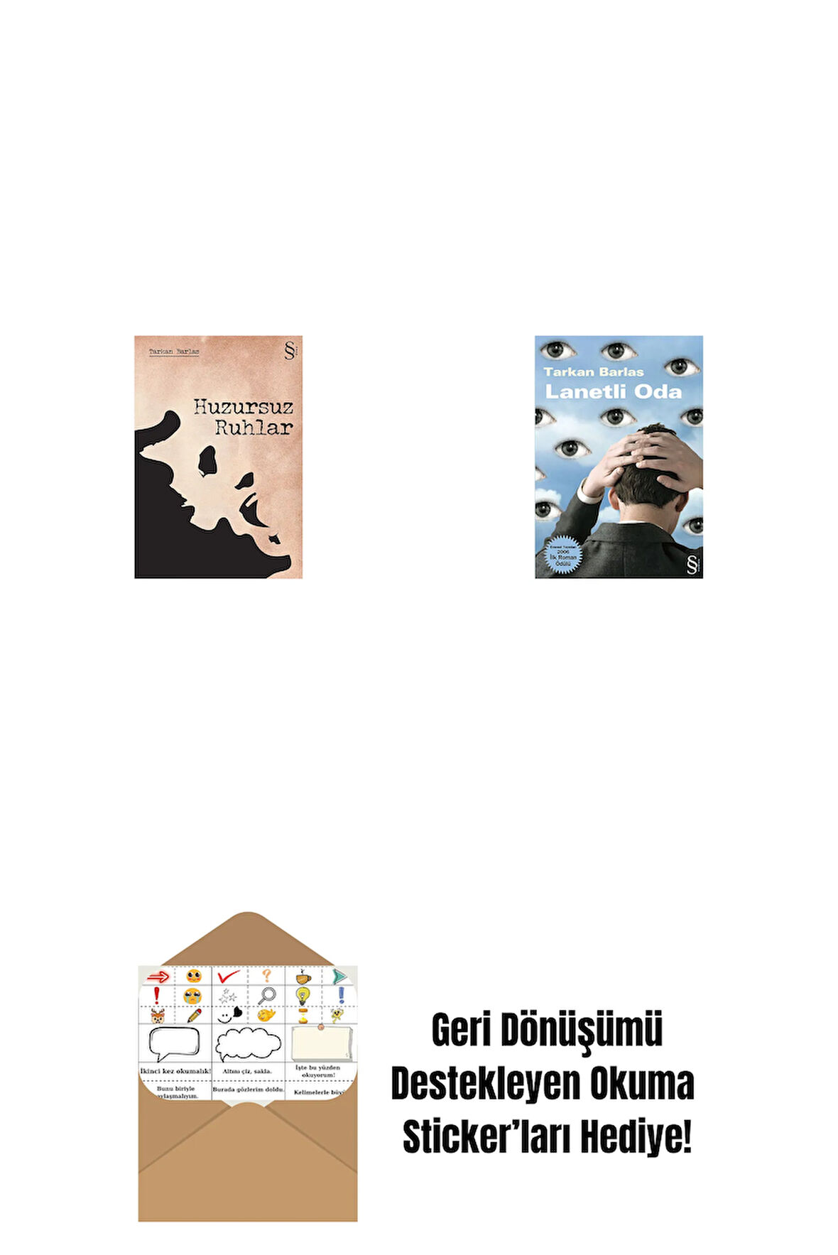 Huzursuz Ruhlar + Lanetli Oda + Okuma Sticker'ları