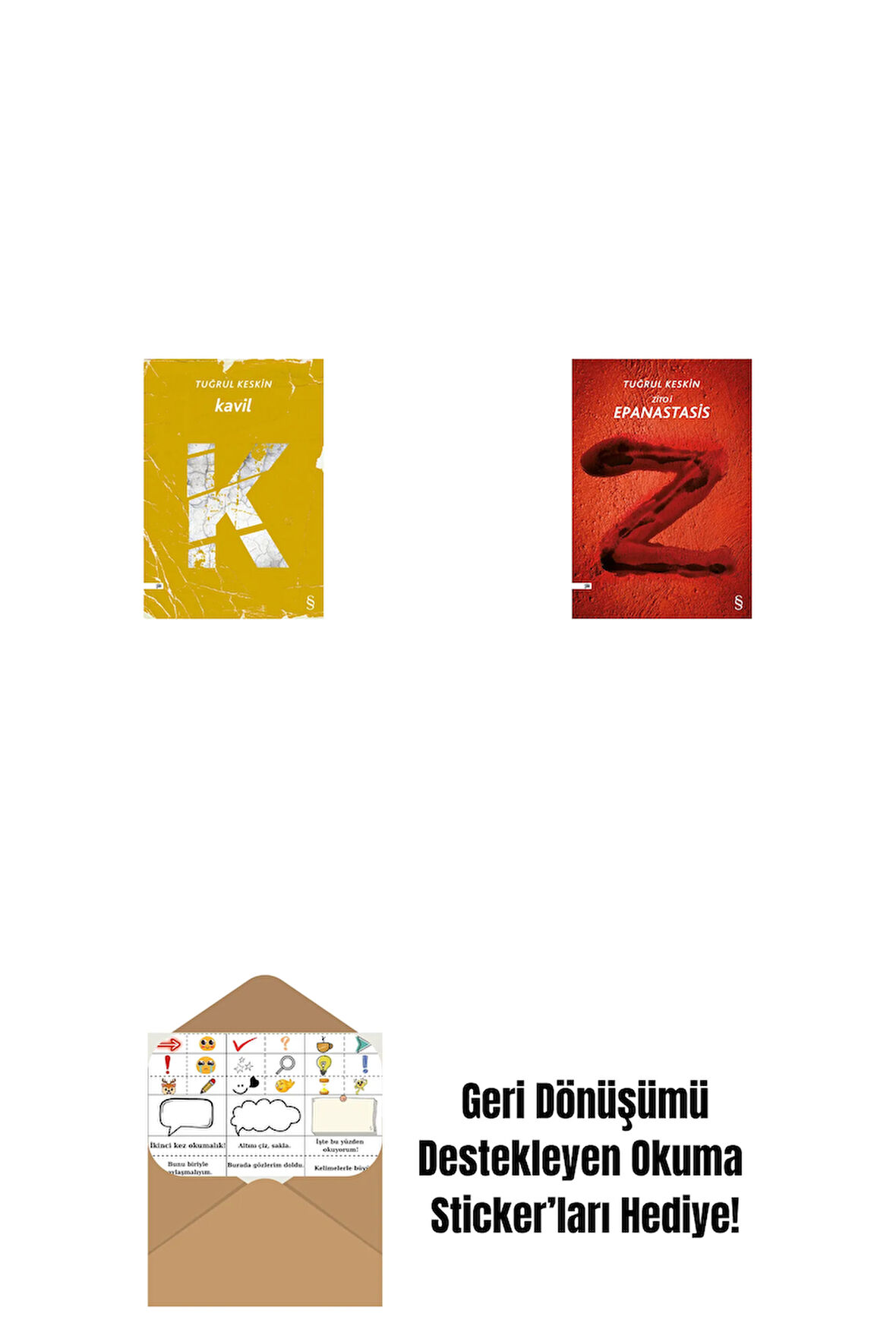 Kavil + Zito İ Epanastasis - Yaşasın İsyan + Okuma Sticker'ları