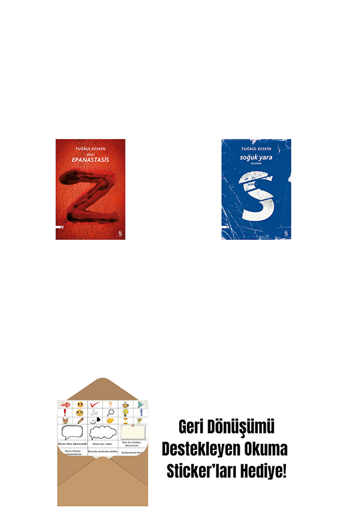 Zito İ Epanastasis - Yaşasın İsyan + Soğuk Yara + Okuma Sticker'ları