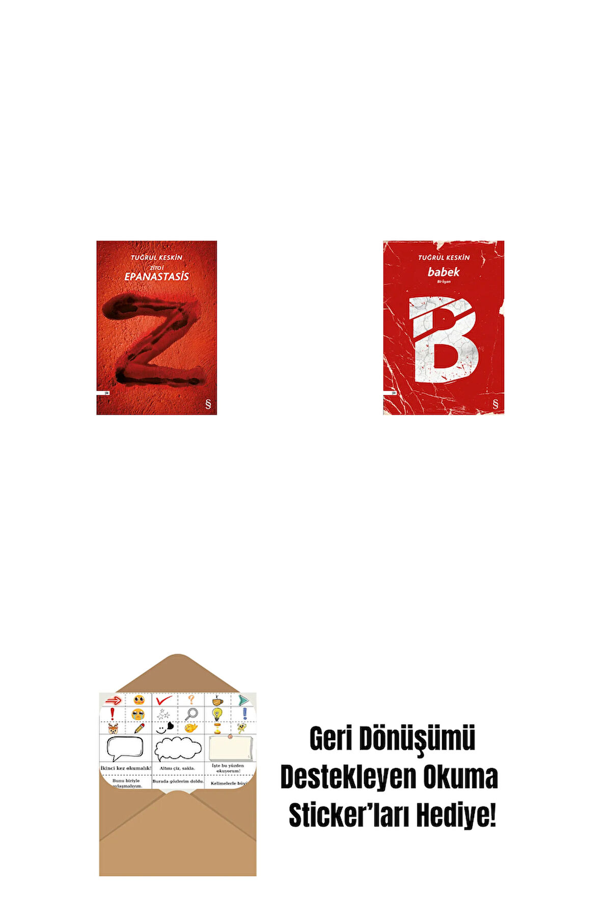 Zito İ Epanastasis - Yaşasın İsyan + Babek + Okuma Sticker'ları