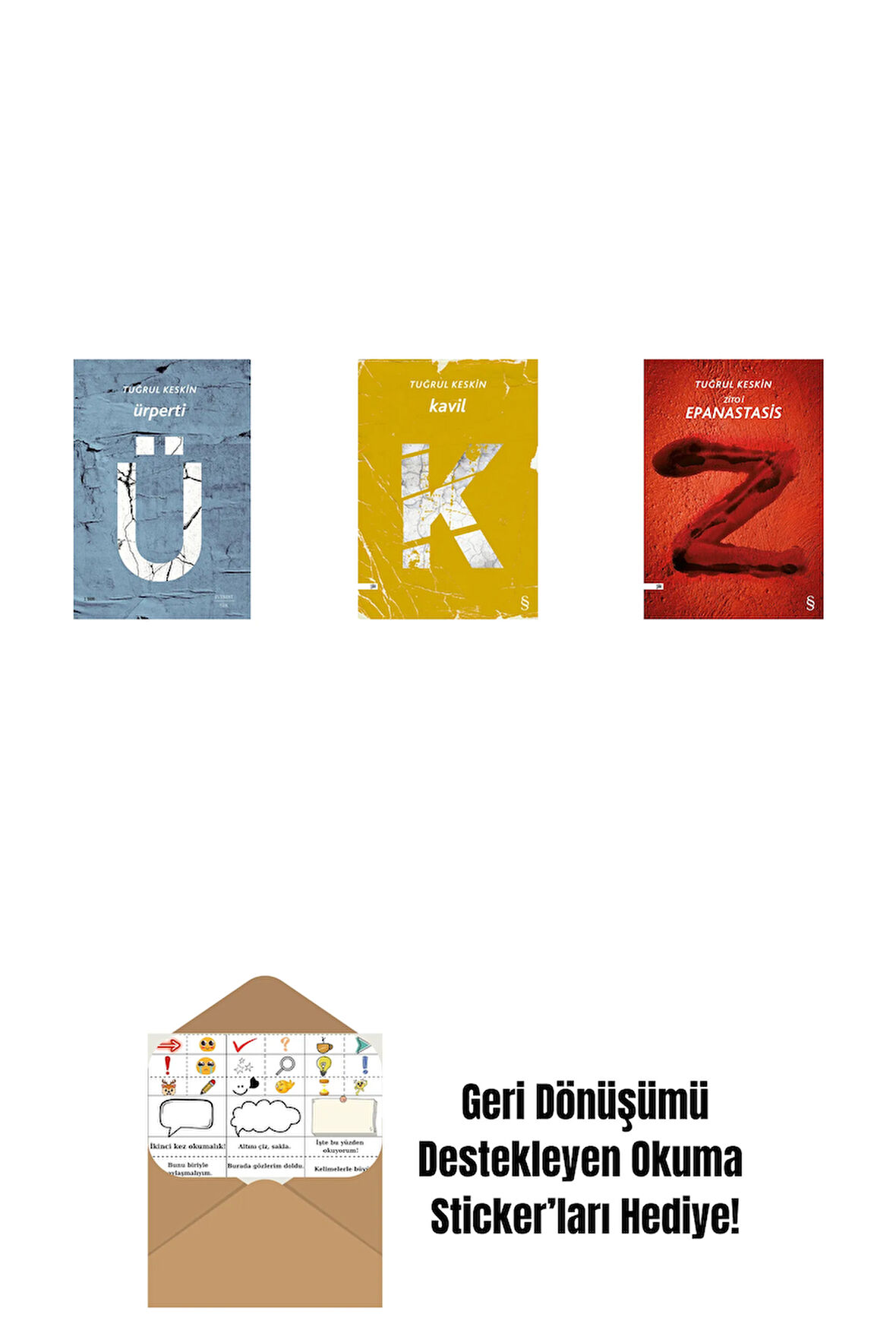 Ürperti + Kavil + Zito İ Epanastasis - Yaşasın İsyan + Okuma Sticker'ları