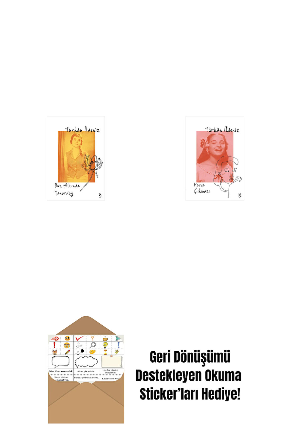 Buz Altında Yanardağ + Havva Çıkmazı + Okuma Sticker'ları