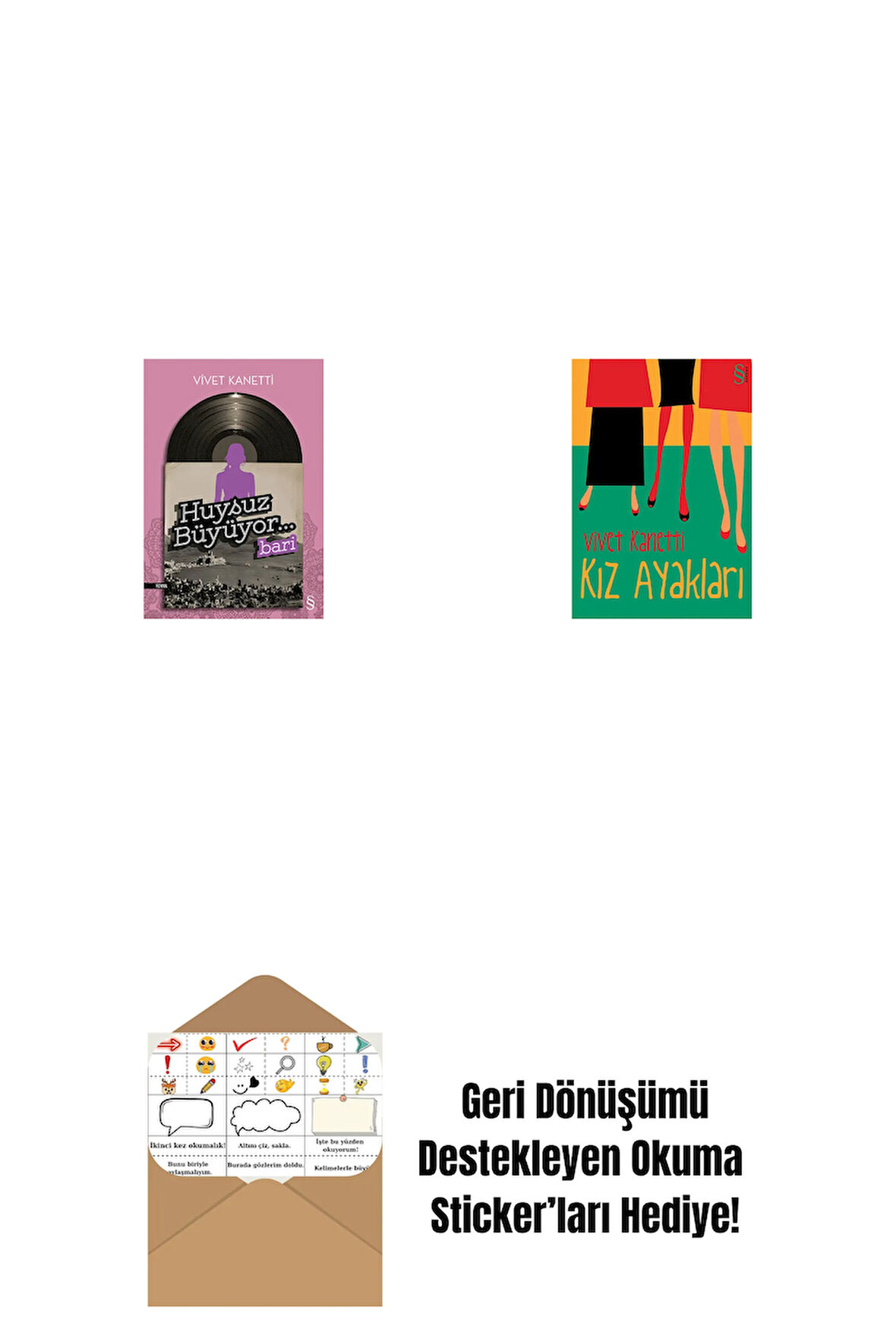 Huysuz Büyüyor... + Kız Ayakları + Okuma Sticker'ları