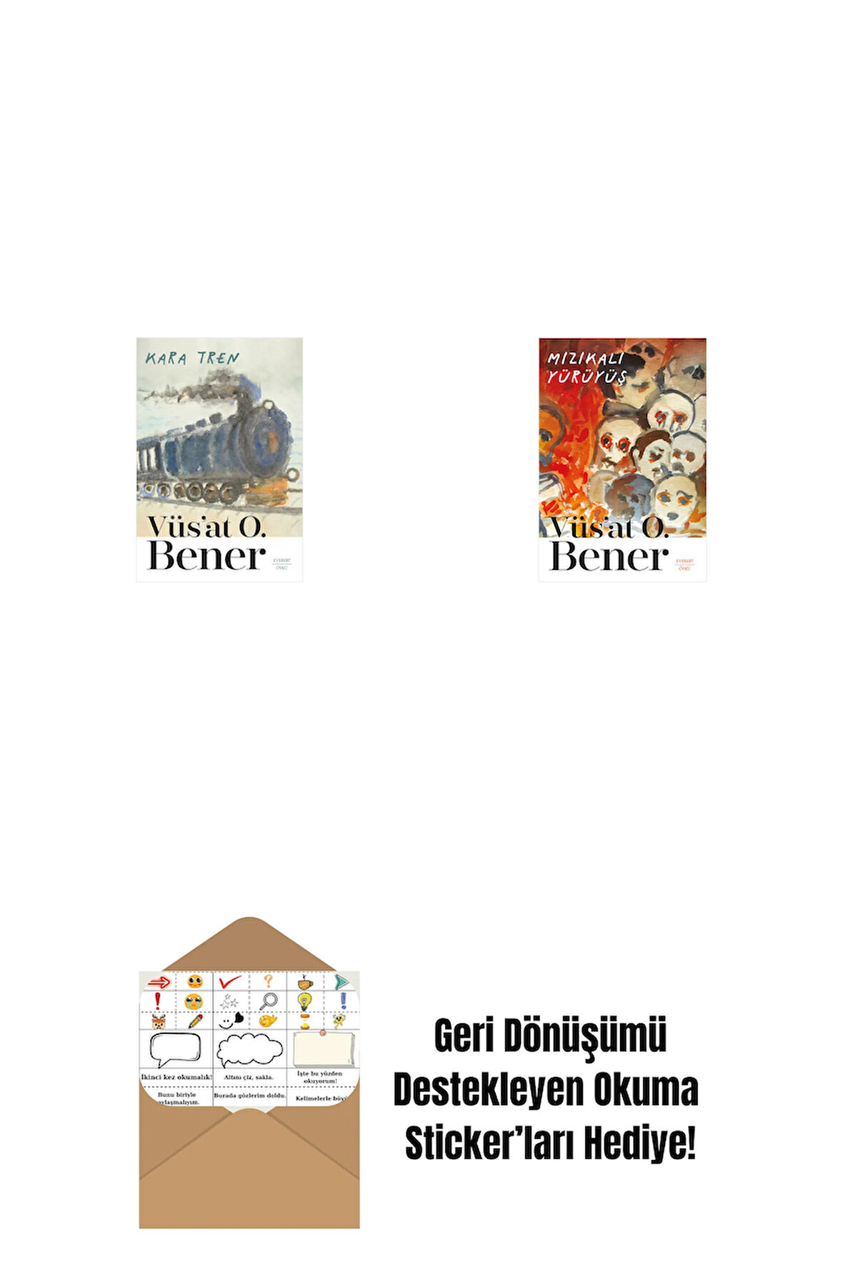 Kara Tren + Mızıkalı Yürüyüş + Okuma Sticker'ları