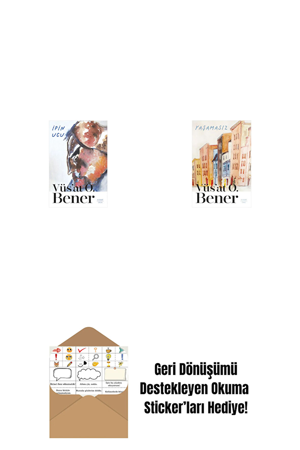 İpin Ucu + Yaşamasız + Okuma Sticker'ları