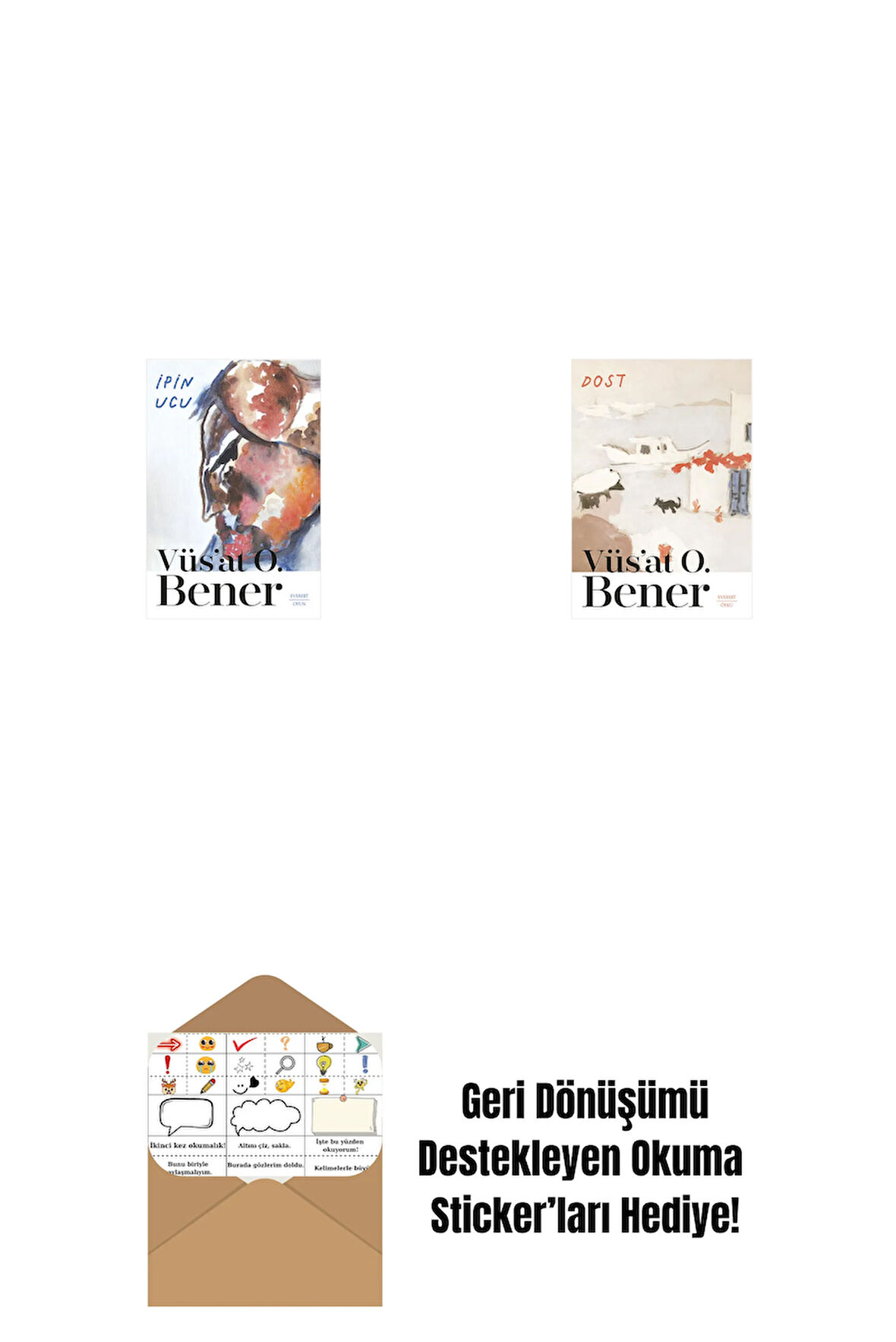 İpin Ucu + Dost + Okuma Sticker'ları