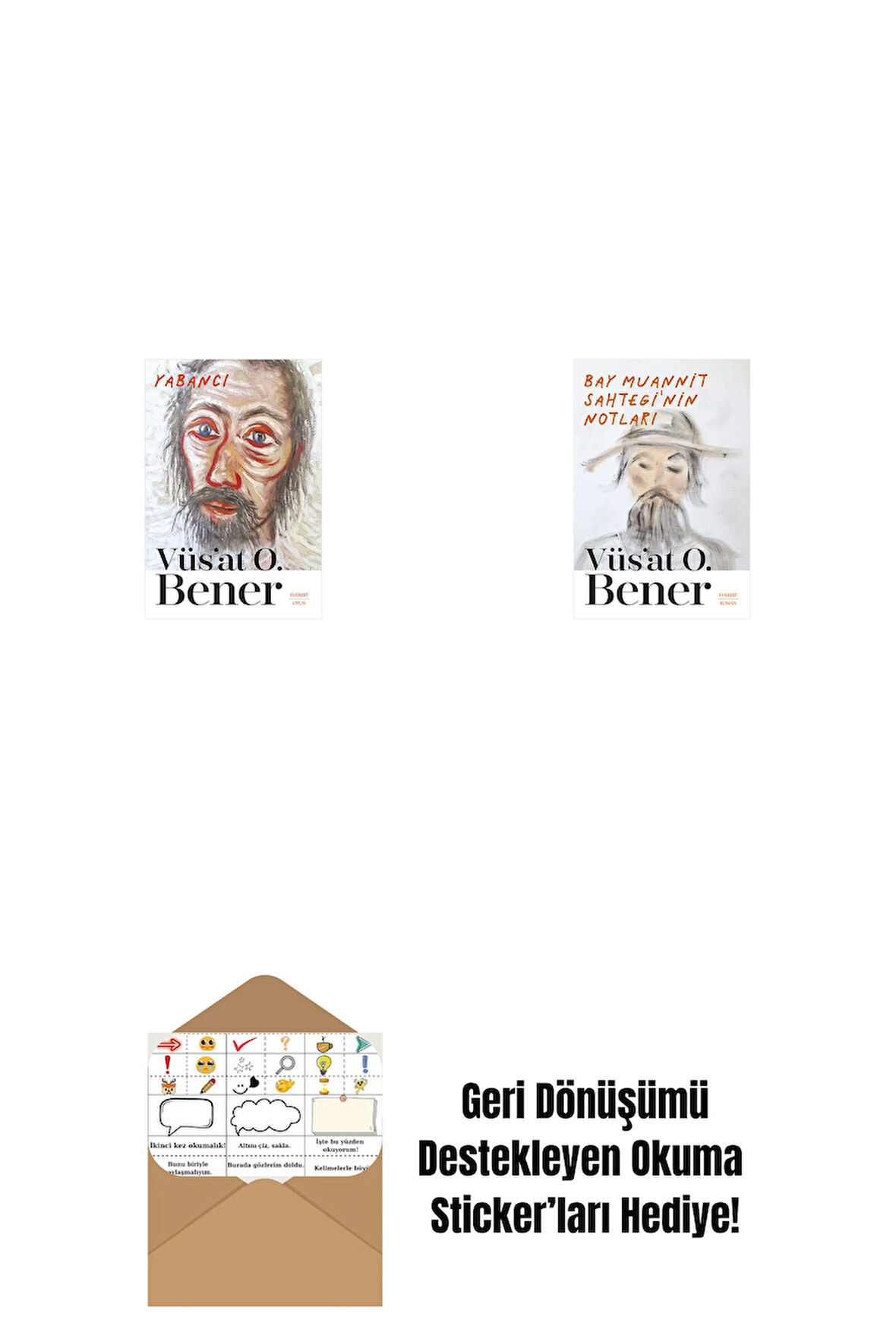 Yabancı + Bay Muannit Sahtegi'nin Notları + Okuma Sticker'ları