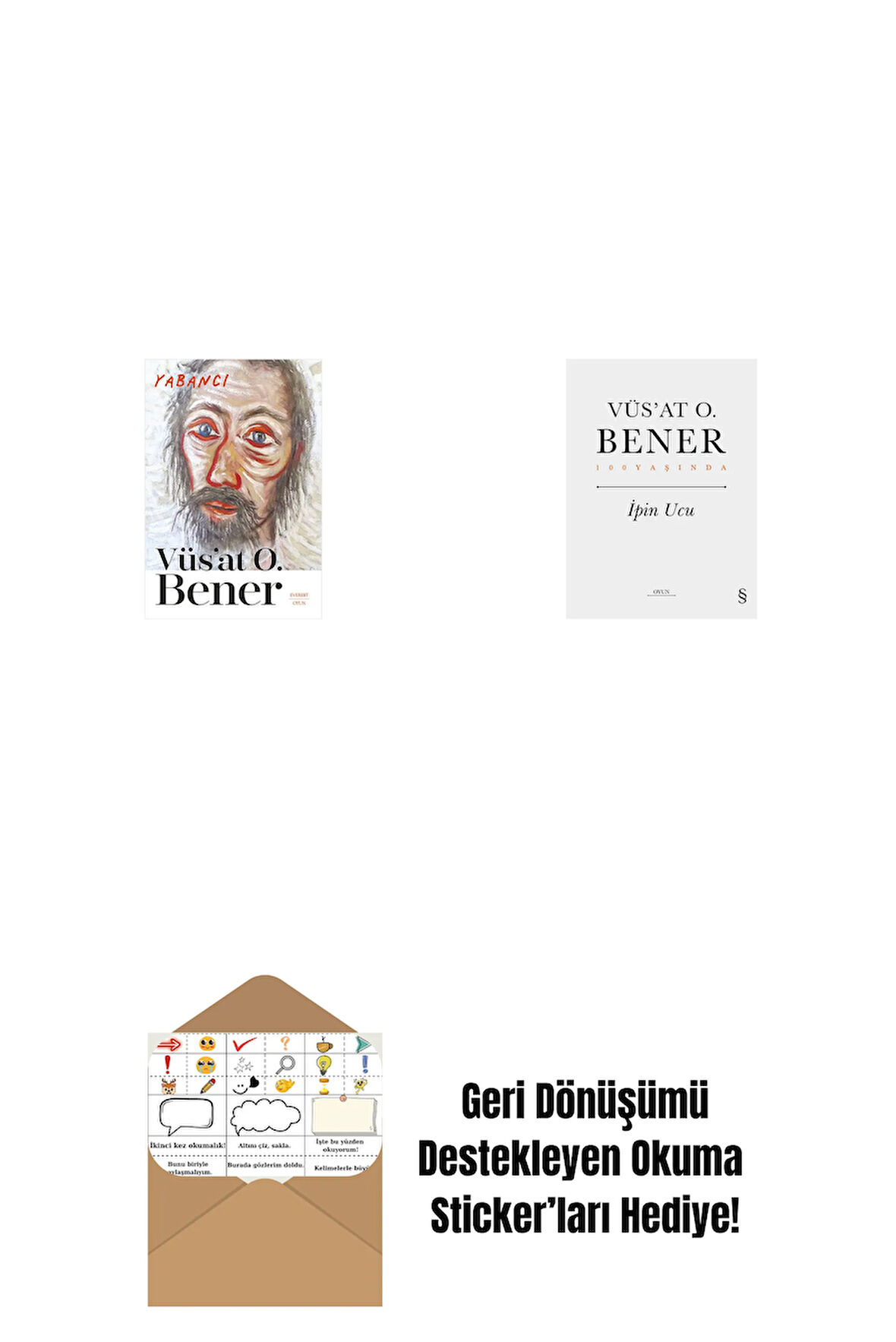 Yabancı + İpin Ucu (Ciltli) + Okuma Sticker'ları