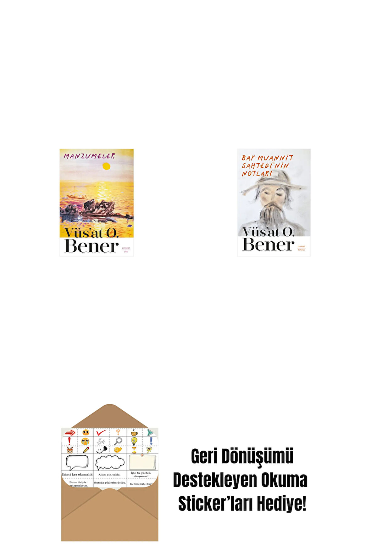 Manzumeler + Bay Muannit Sahtegi'nin Notları + Okuma Sticker'ları