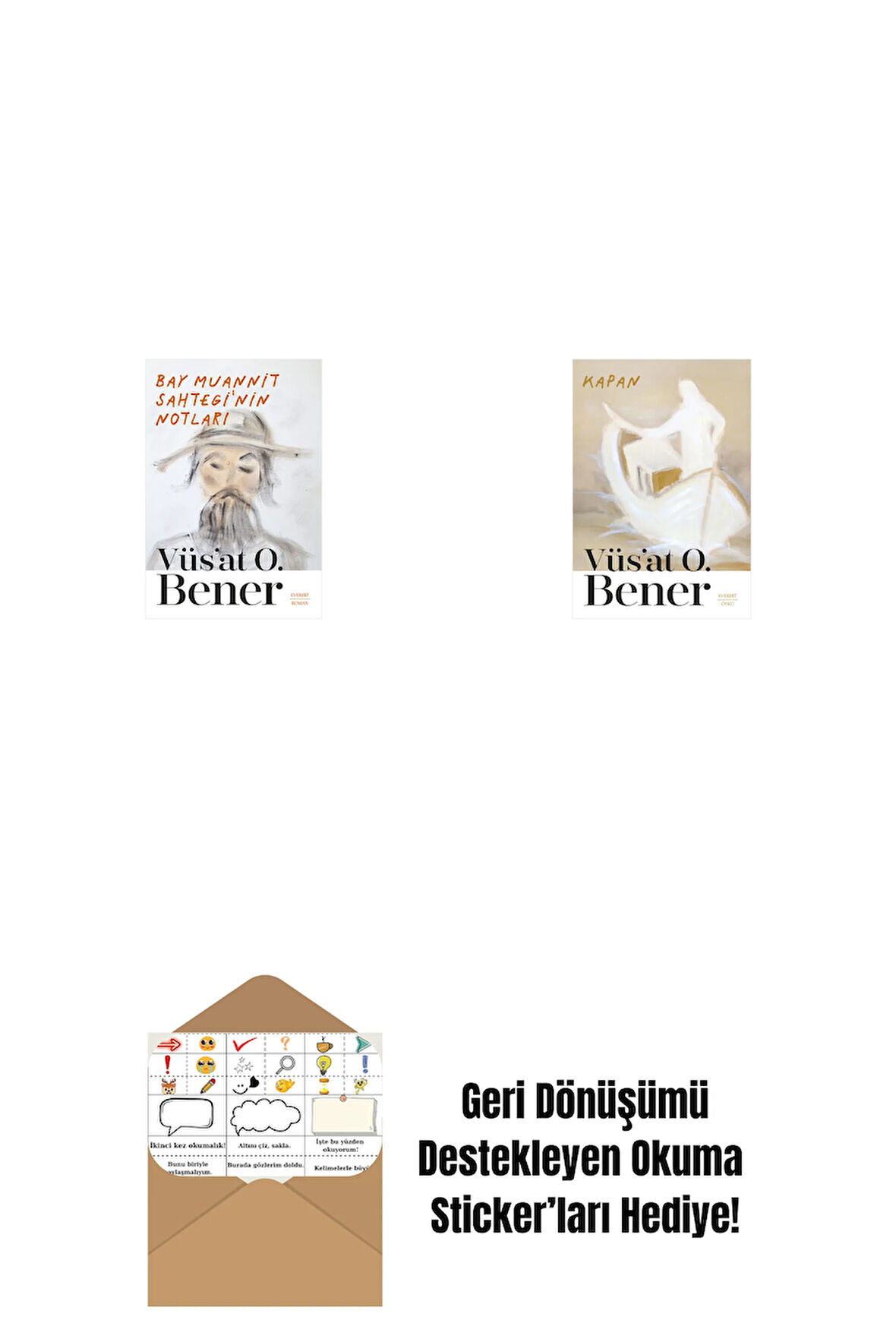 Bay Muannit Sahtegi'nin Notları + Kapan + Okuma Sticker'ları