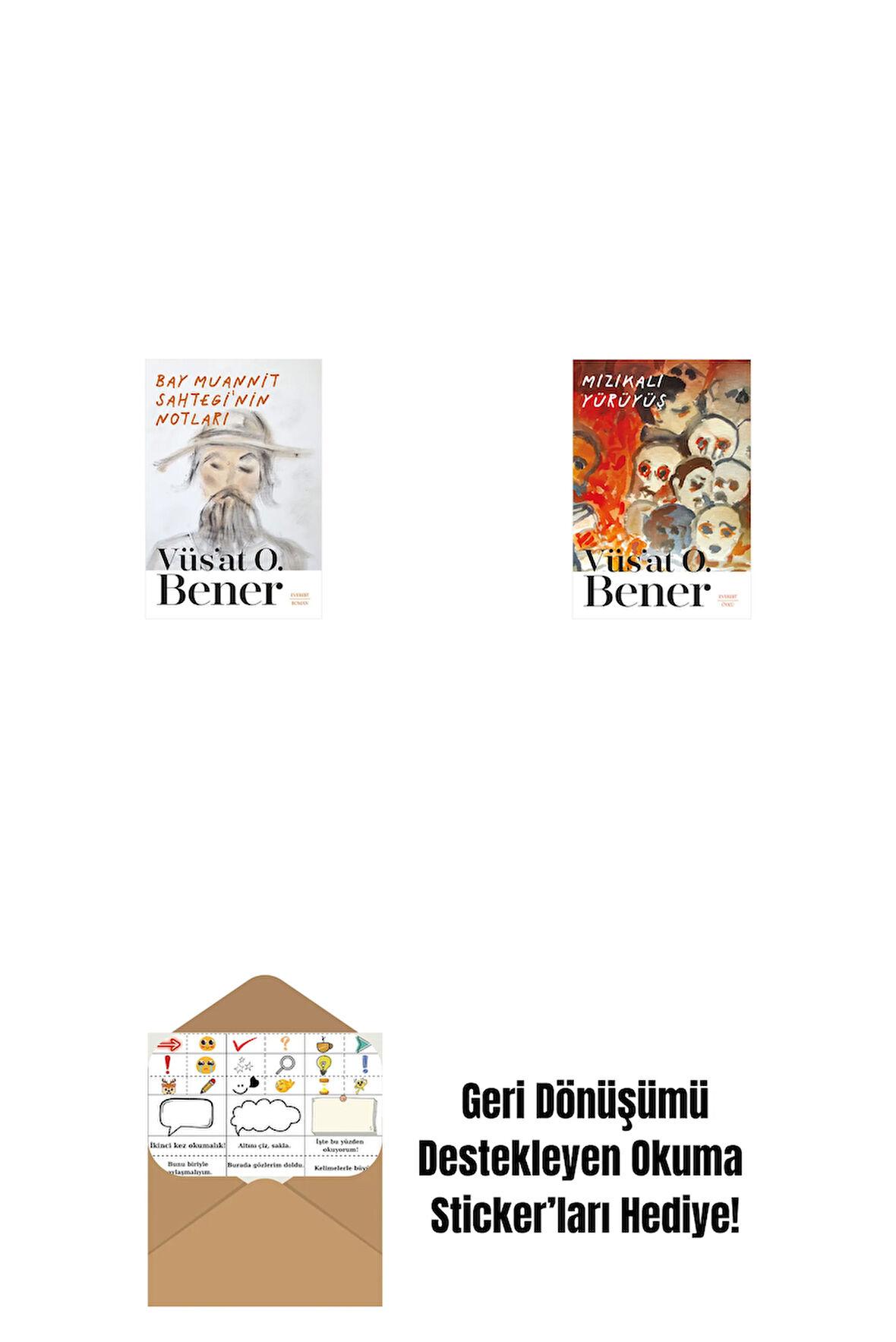 Bay Muannit Sahtegi'nin Notları + Mızıkalı Yürüyüş + Okuma Sticker'ları