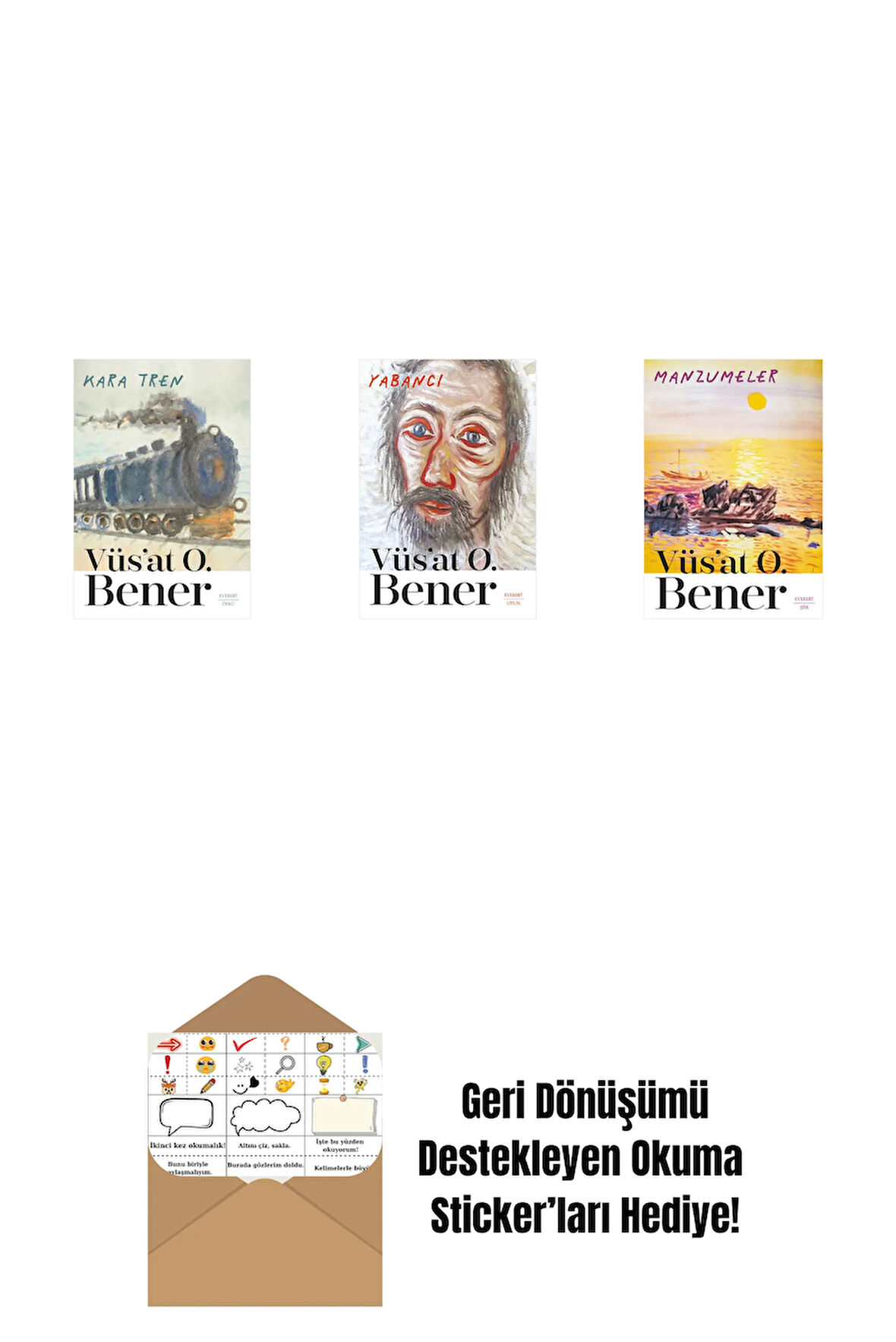 Kara Tren + Yabancı + Manzumeler + Okuma Sticker'ları