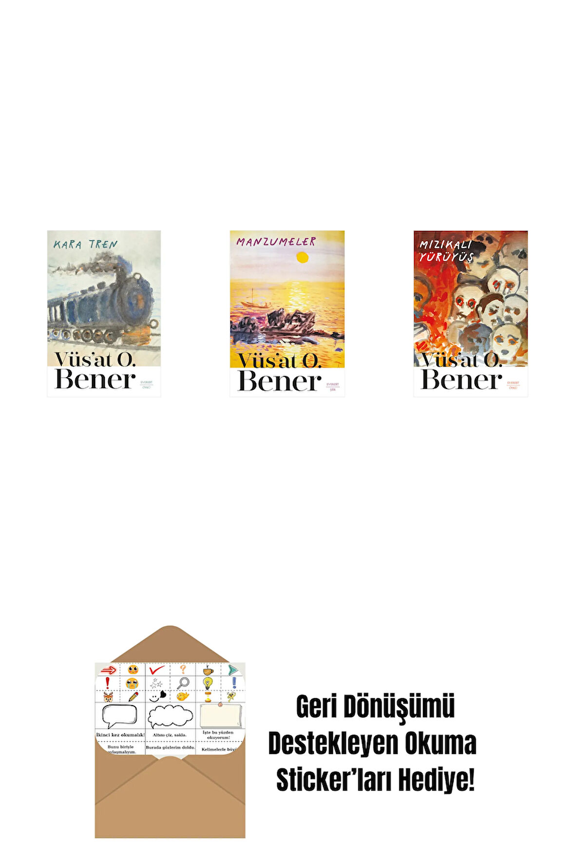 Kara Tren + Manzumeler + Mızıkalı Yürüyüş + Okuma Sticker'ları