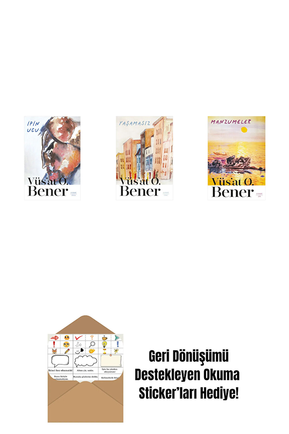 İpin Ucu + Yaşamasız + Manzumeler + Okuma Sticker'ları