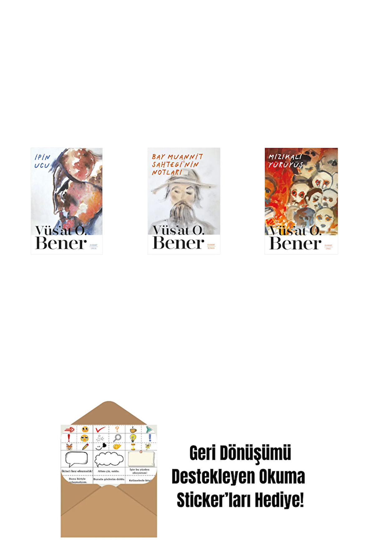 İpin Ucu + Bay Muannit Sahtegi'nin Notları + Mızıkalı Yürüyüş + Okuma Sticker'ları