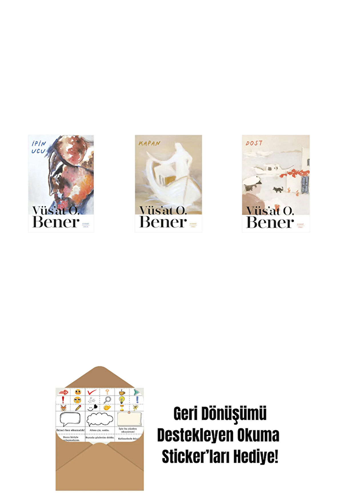 İpin Ucu + Kapan + Dost + Okuma Sticker'ları