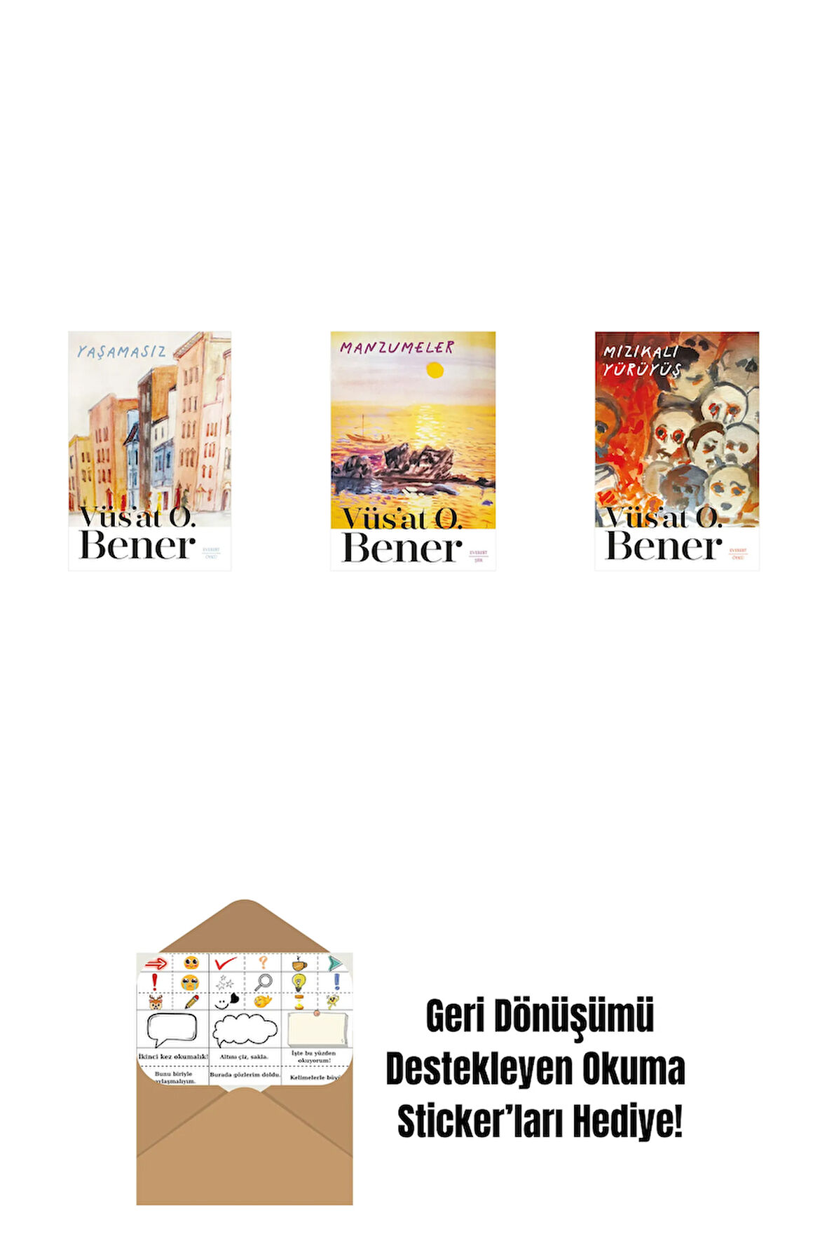 Yaşamasız + Manzumeler + Mızıkalı Yürüyüş + Okuma Sticker'ları